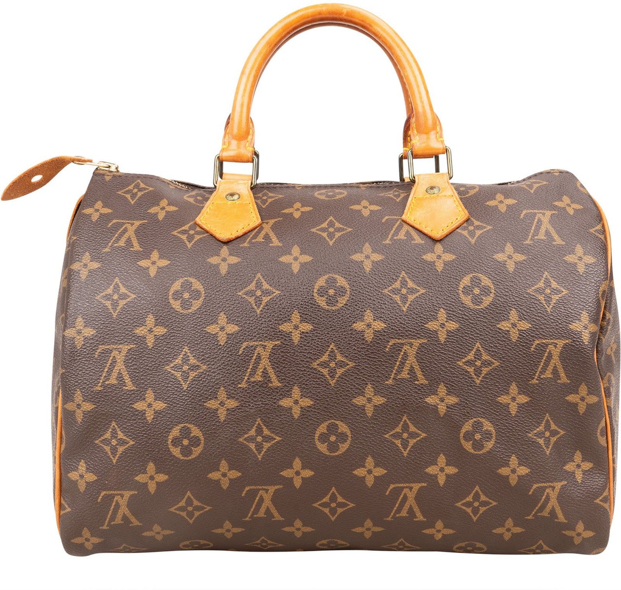 Louis Vuitton Louis Vuitton Monogram Canvas Speedy 30 Handbag Bruin