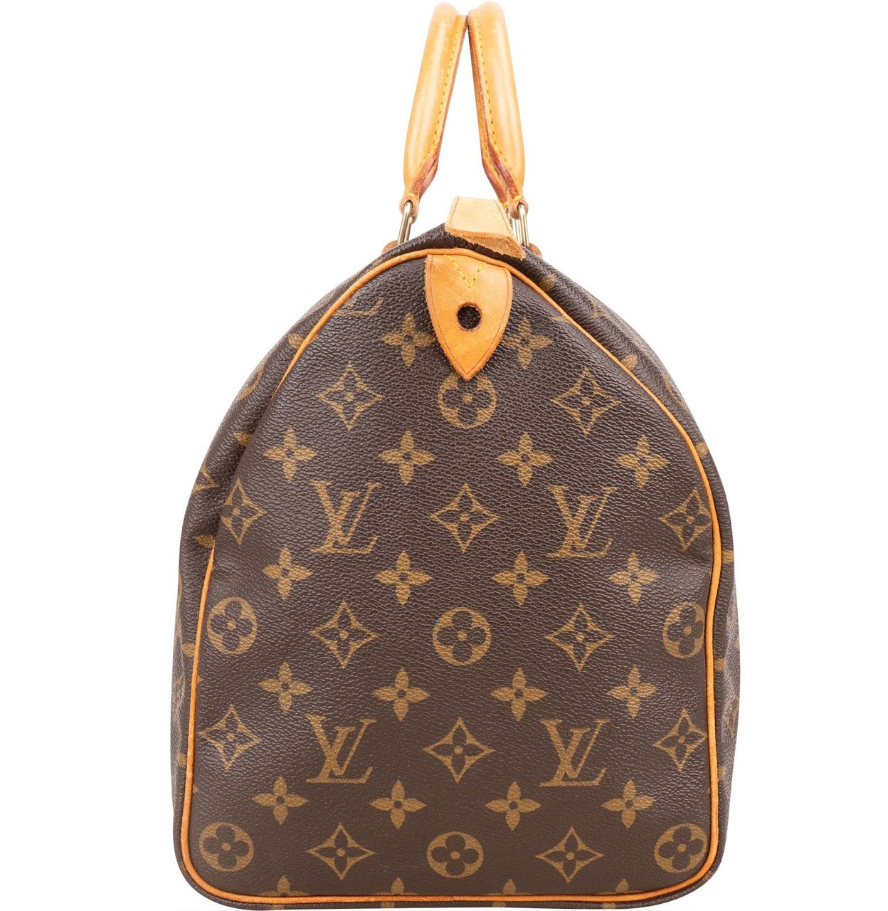 Louis Vuitton Louis Vuitton Monogram Canvas Speedy 35 Handbag Bruin