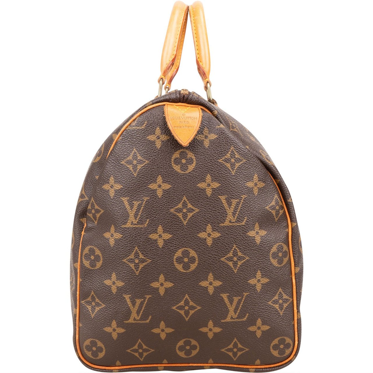 Louis Vuitton Louis Vuitton Monogram Canvas Speedy 35 Handbag Bruin