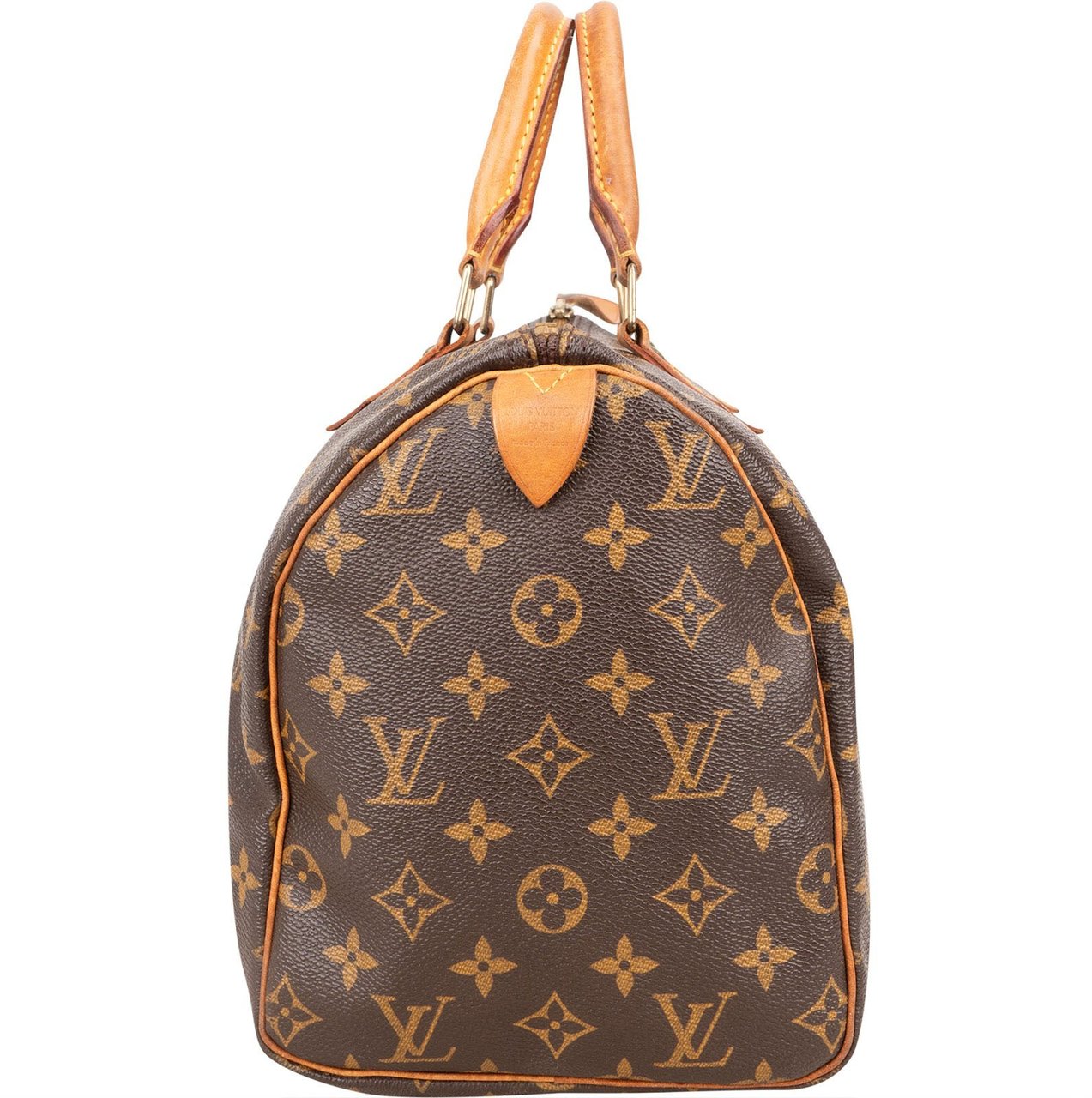 Louis Vuitton Louis Vuitton Monogram Canvas Speedy 30 Handbag Bruin