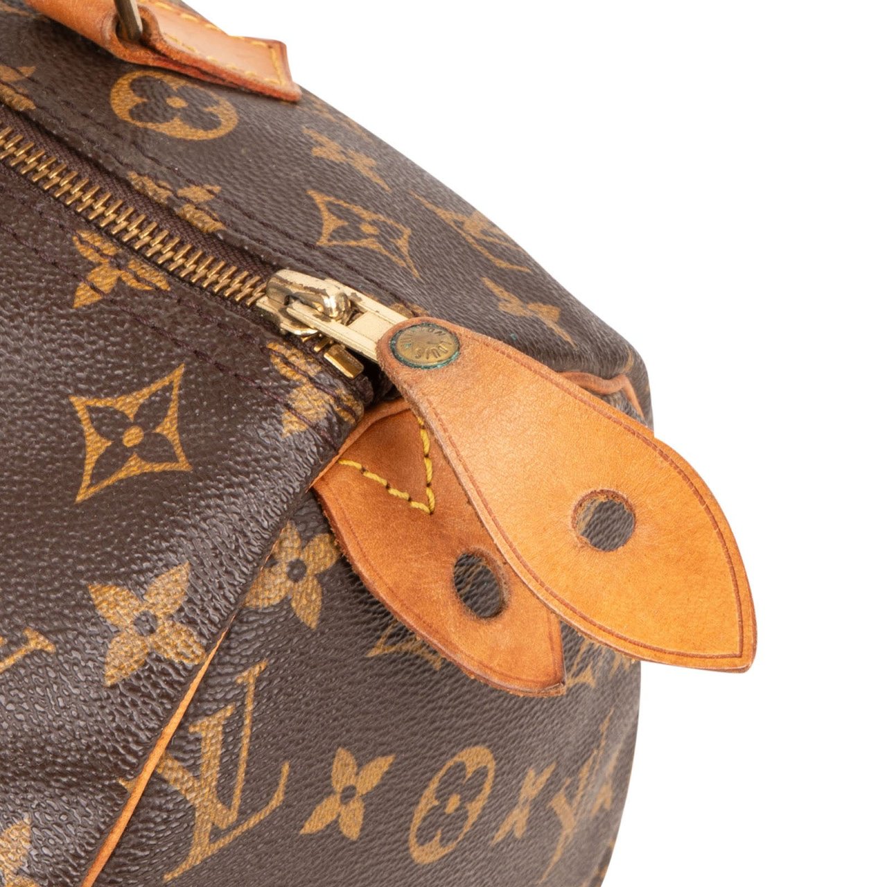 Louis Vuitton Louis Vuitton Monogram Canvas Speedy 30 Handbag Bruin