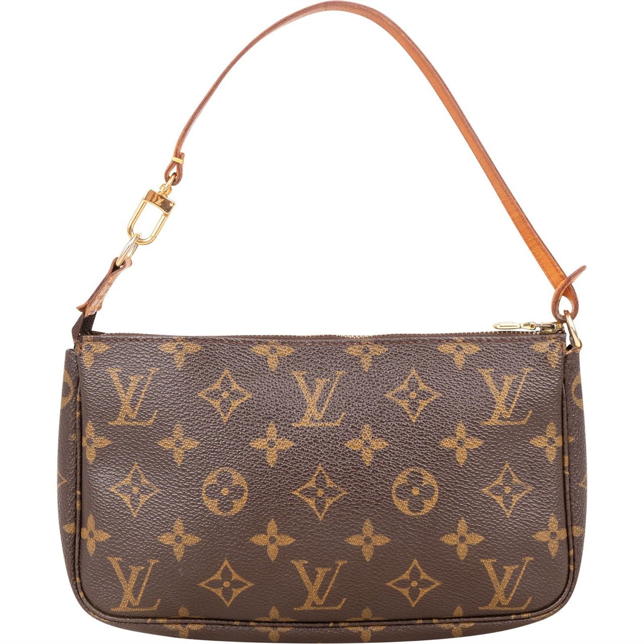 Louis Vuitton Louis Vuitton Monogram Canvas Pochette Accessoires Handbag Bruin
