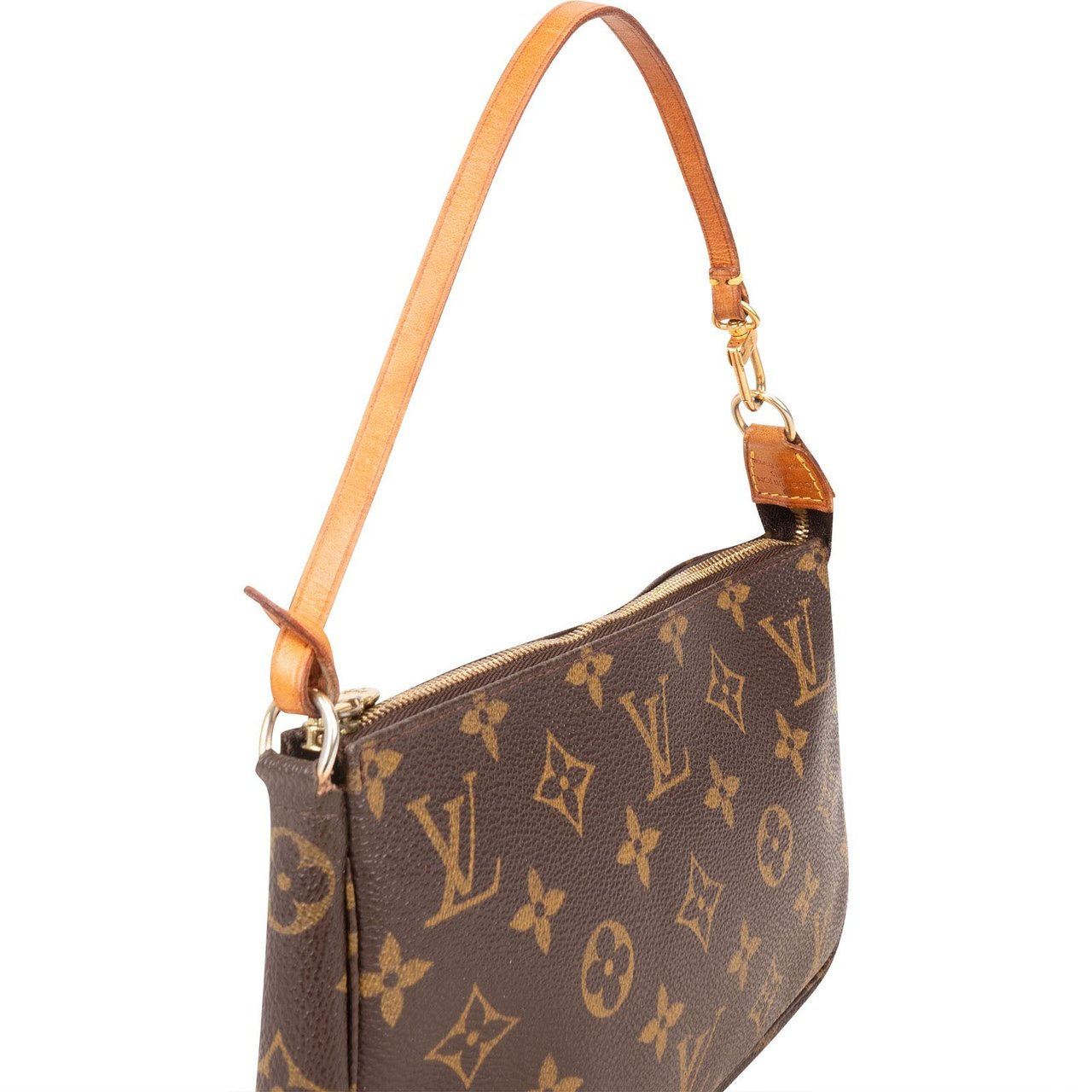 Louis Vuitton Louis Vuitton Monogram Canvas Pochette Accessoires Handbag Bruin