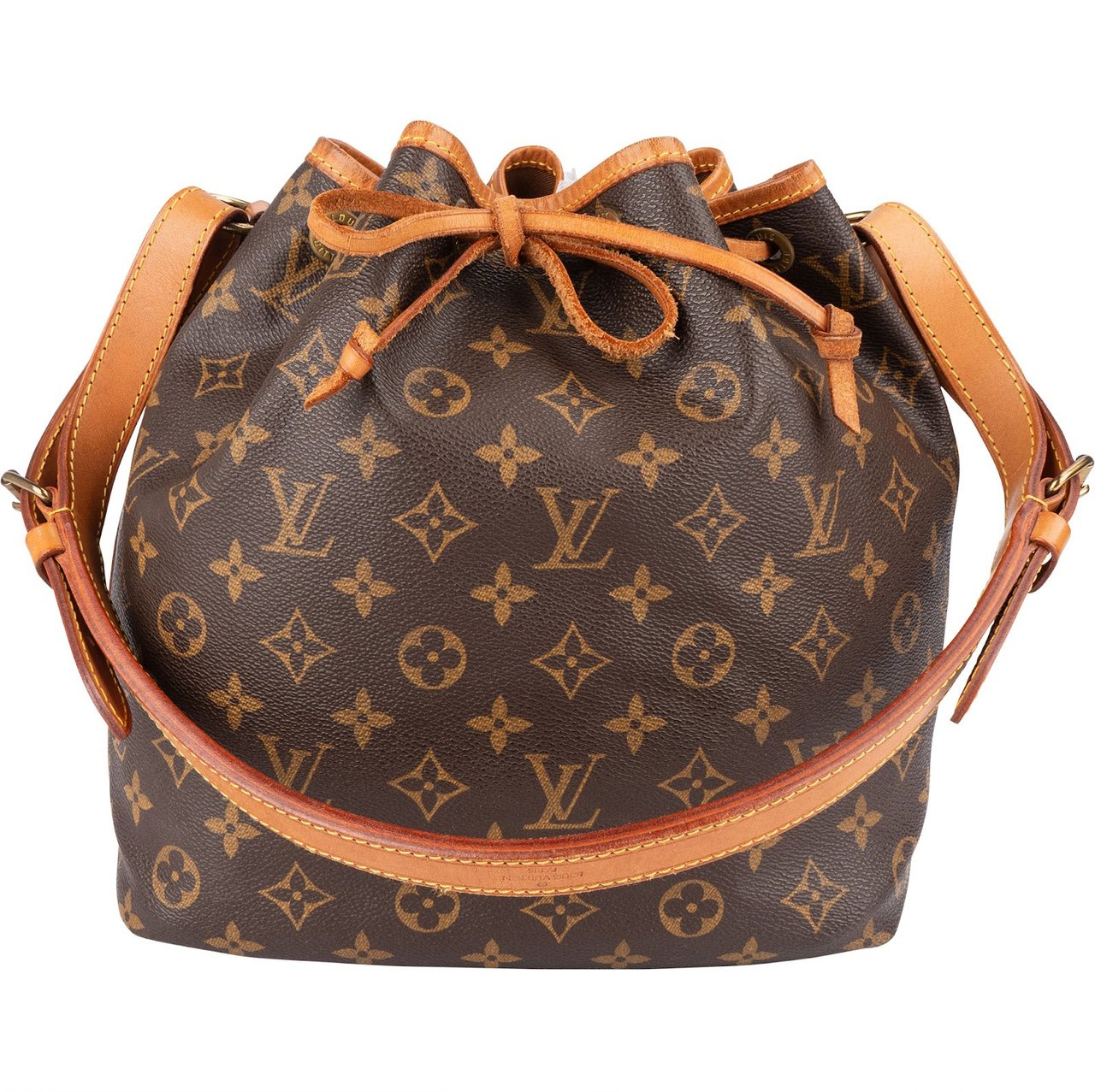 Louis Vuitton Louis Vuitton Monogram Canvas Sac Noé Petit Shoulder Bag Bruin