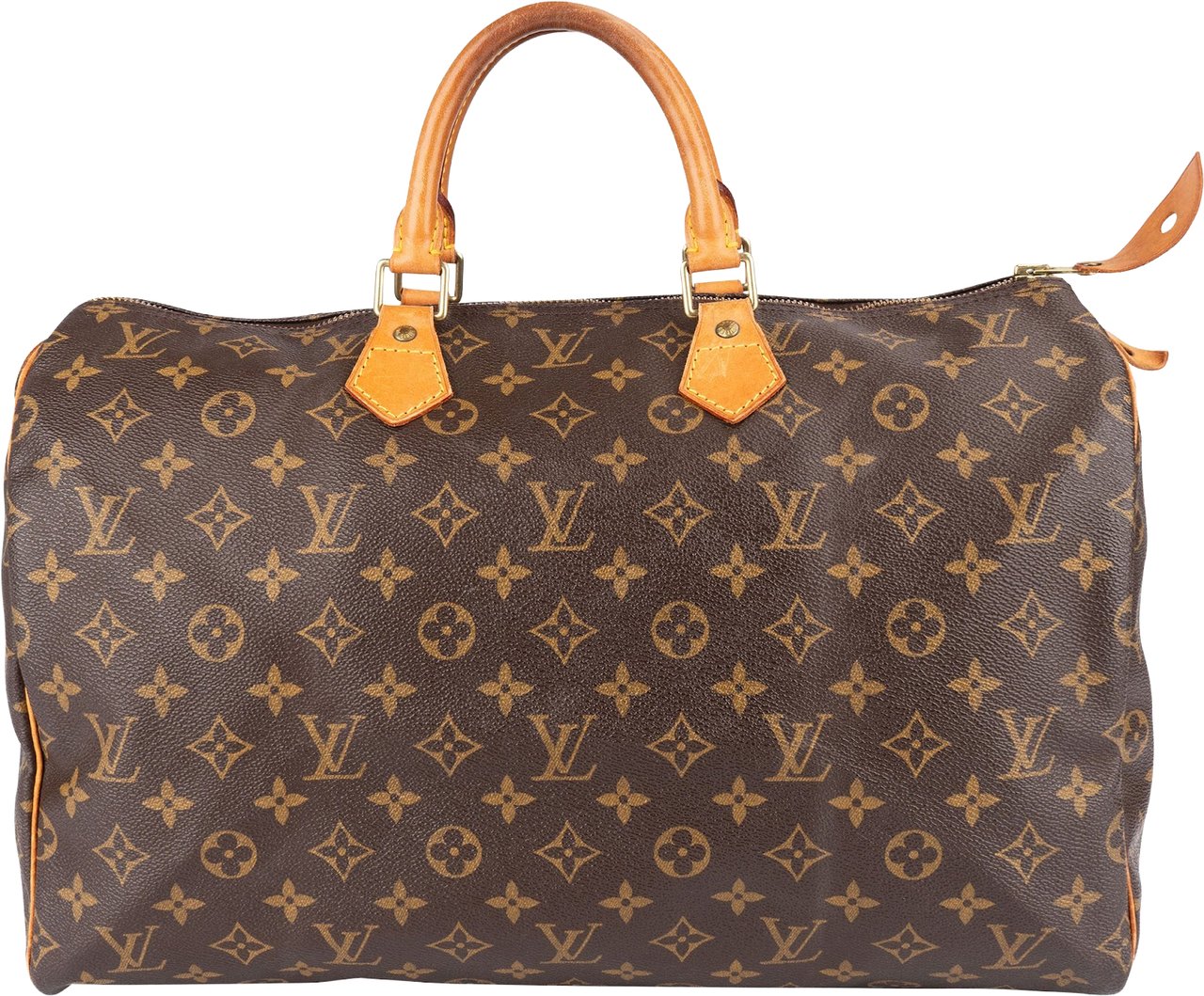 Louis Vuitton Louis Vuitton Monogram Canvas Speedy 40 Handbag Bruin