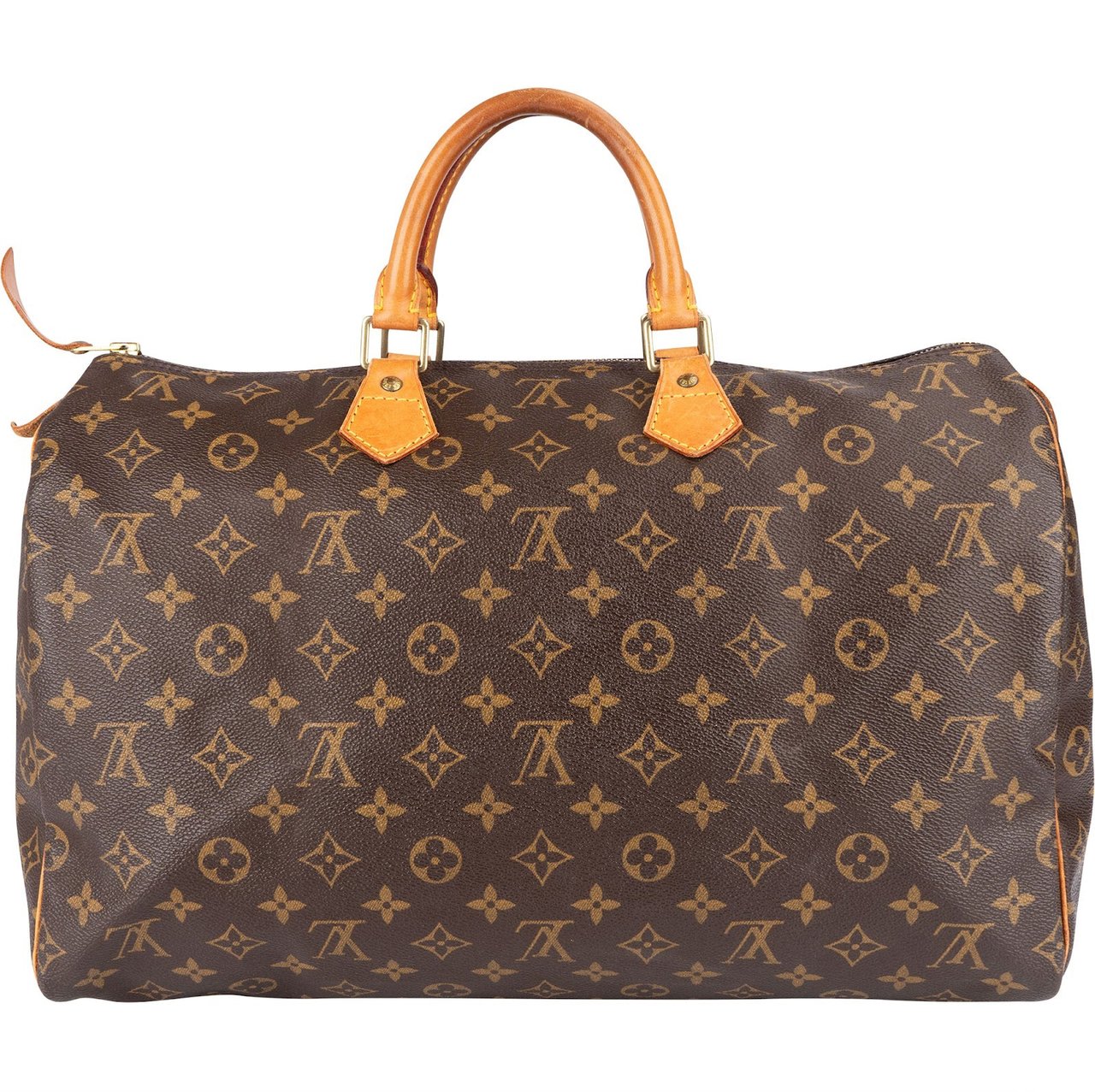 Louis Vuitton Louis Vuitton Monogram Canvas Speedy 40 Handbag Bruin