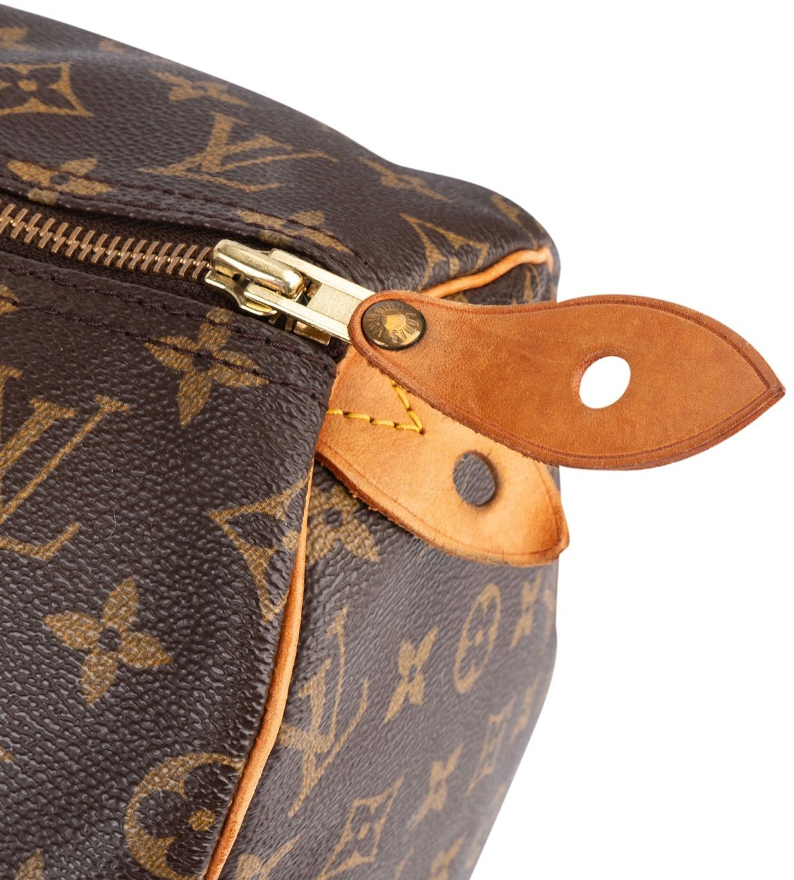 Louis Vuitton Louis Vuitton Monogram Canvas Speedy 40 Handbag Bruin