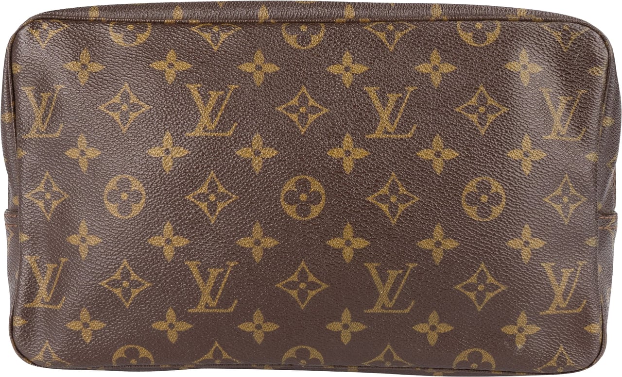 Louis Vuitton Louis Vuitton Monogram Canvas Trousse Toilette 28 Clutch Bruin