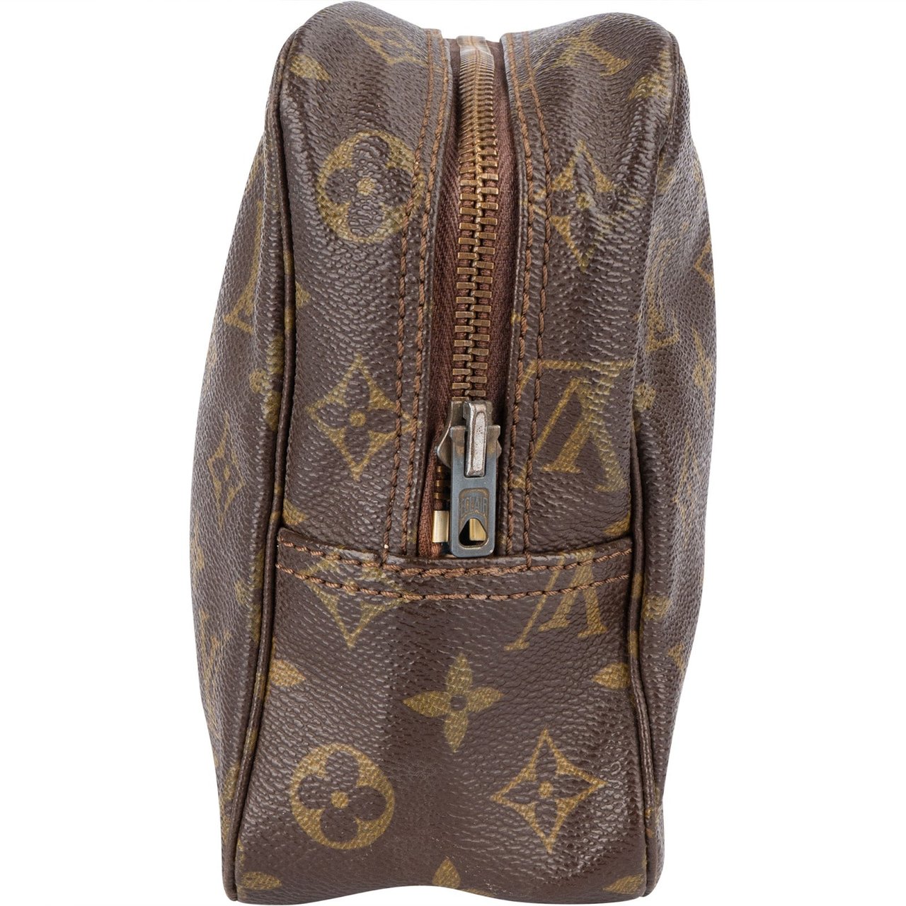 Louis Vuitton Louis Vuitton Monogram Canvas Trousse Toilette 28 Clutch Bruin