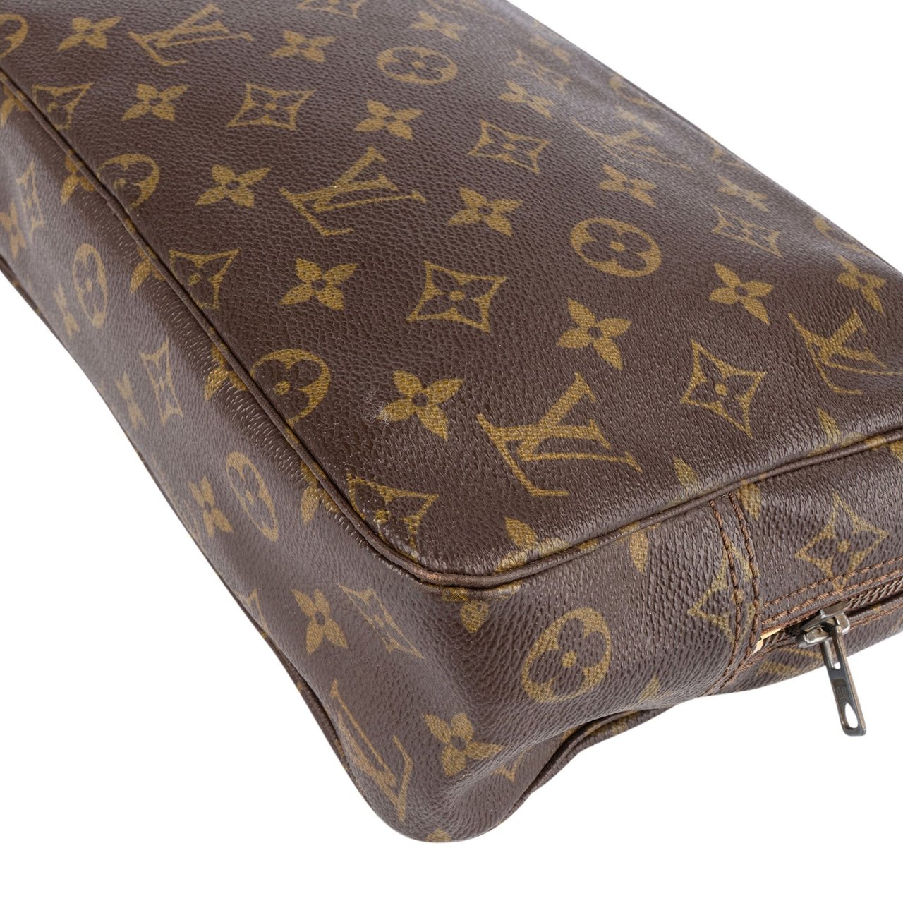 Louis Vuitton Louis Vuitton Monogram Canvas Trousse Toilette 28 Clutch Bruin