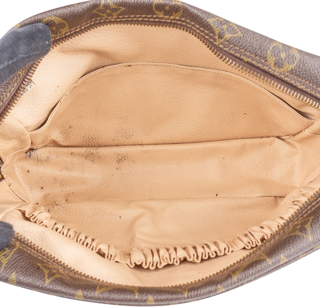 Louis Vuitton Louis Vuitton Monogram Canvas Trousse Toilette 28 Clutch Bruin