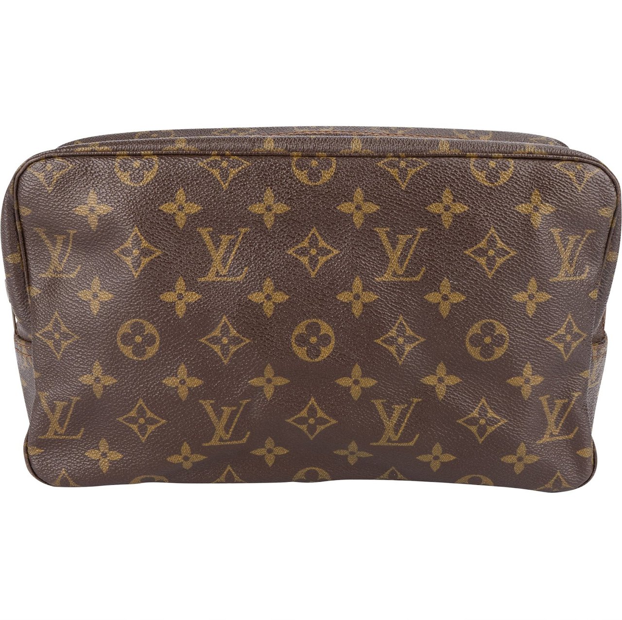 Louis Vuitton Louis Vuitton Monogram Canvas Trousse Toilette 28 Clutch Bruin