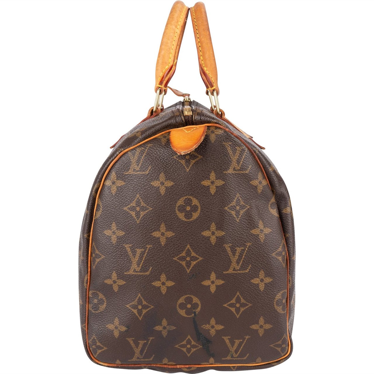 Louis Vuitton Louis Vuitton Monogram Canvas Speedy 30 Handbag Bruin