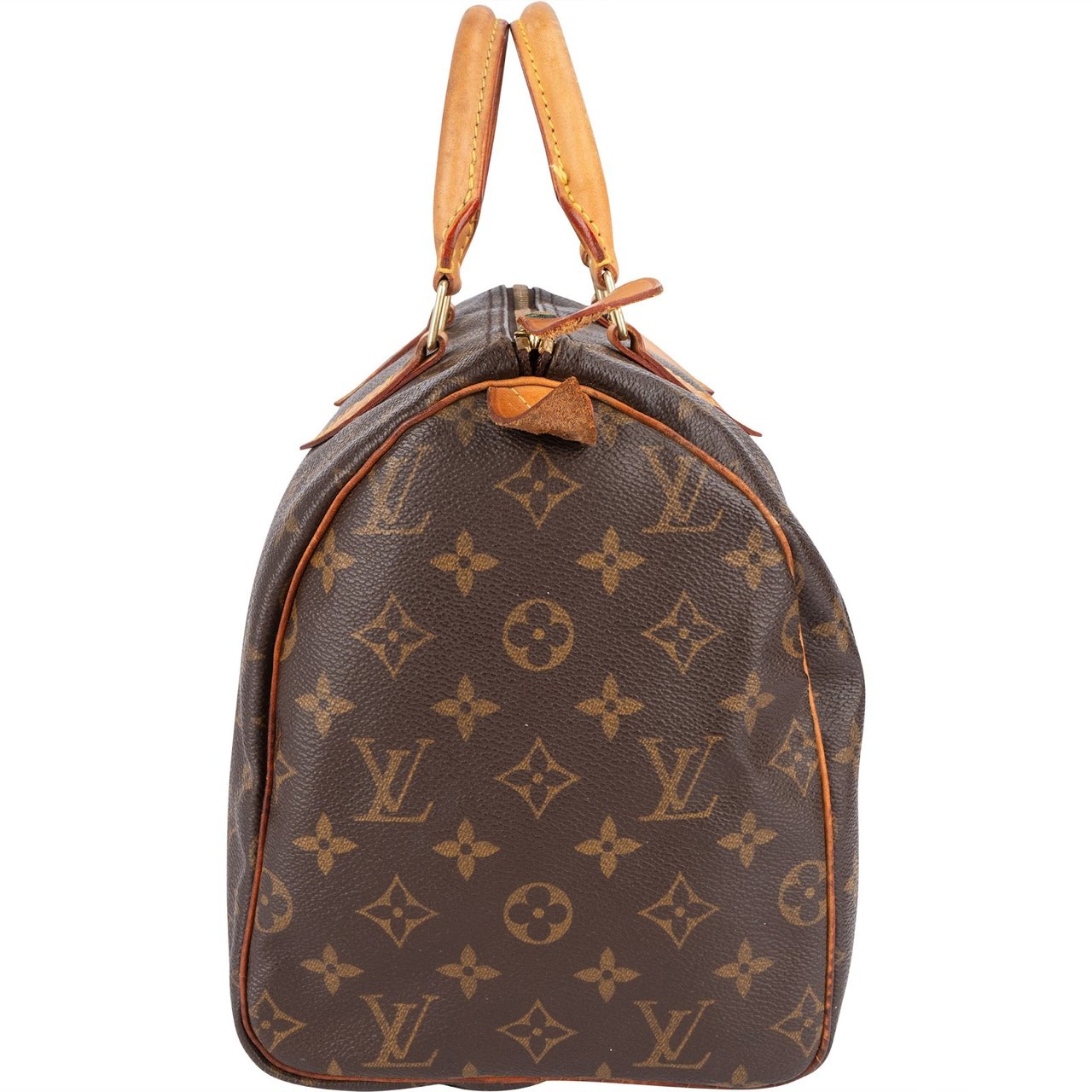 Louis Vuitton Louis Vuitton Monogram Canvas Speedy 30 Handbag Bruin