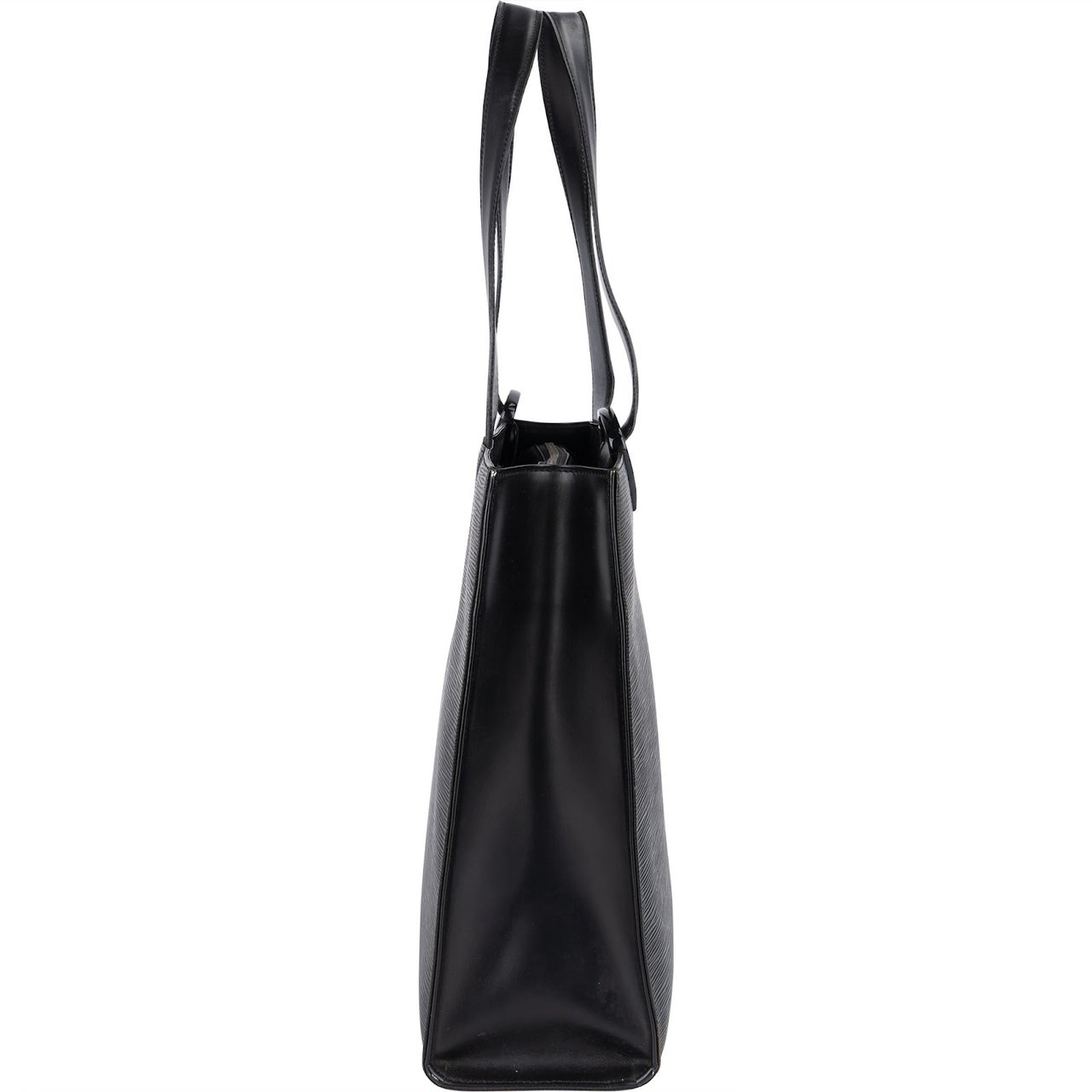 Louis Vuitton Louis Vuitton Noir Epi Leather Gemeaux Shoulder Bag Zwart