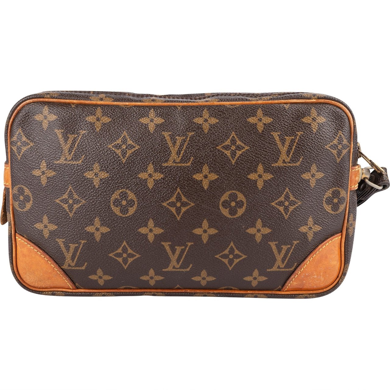 Louis Vuitton Louis Vuitton Monogram Canvas Marly Dragonne Clutch Bruin
