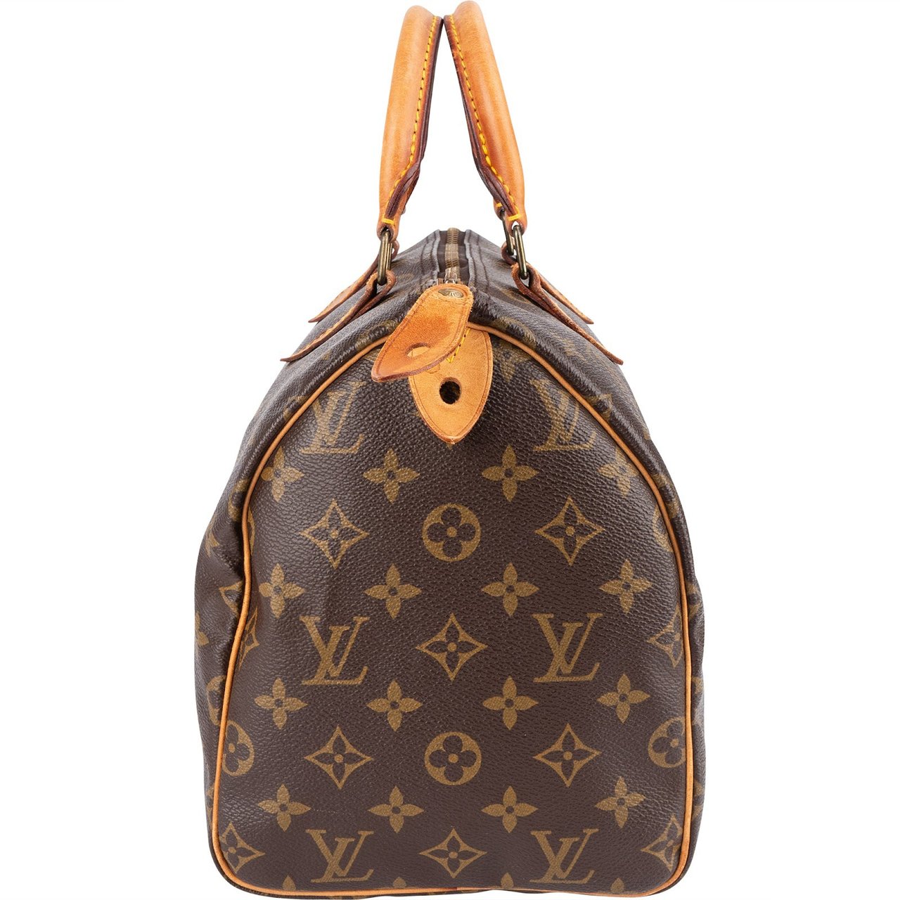 Louis Vuitton Louis Vuitton Monogram Canvas Speedy 30 Handbag Bruin