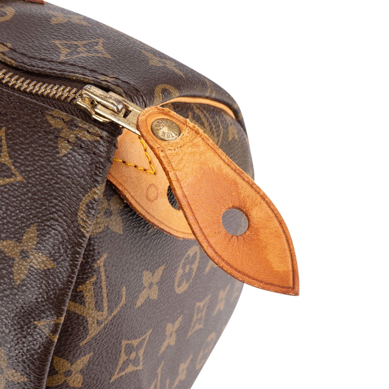 Louis Vuitton Louis Vuitton Monogram Canvas Speedy 30 Handbag Bruin