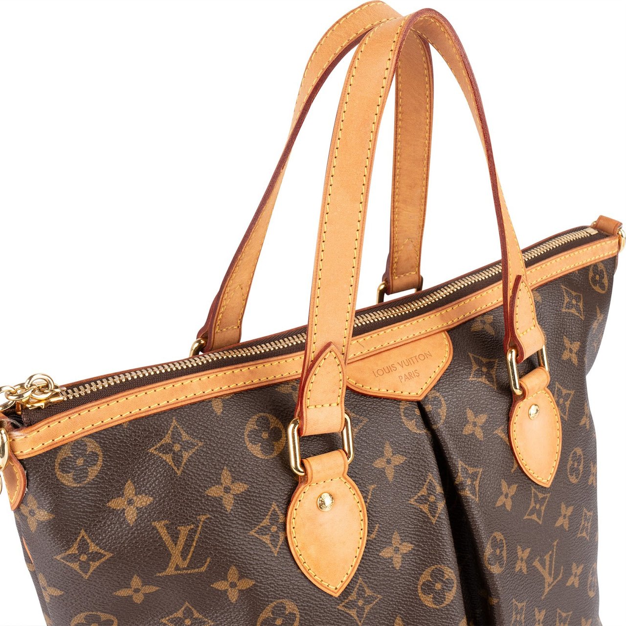 Louis Vuitton Monogram Canvas Palermo PM Handbag Bruin
