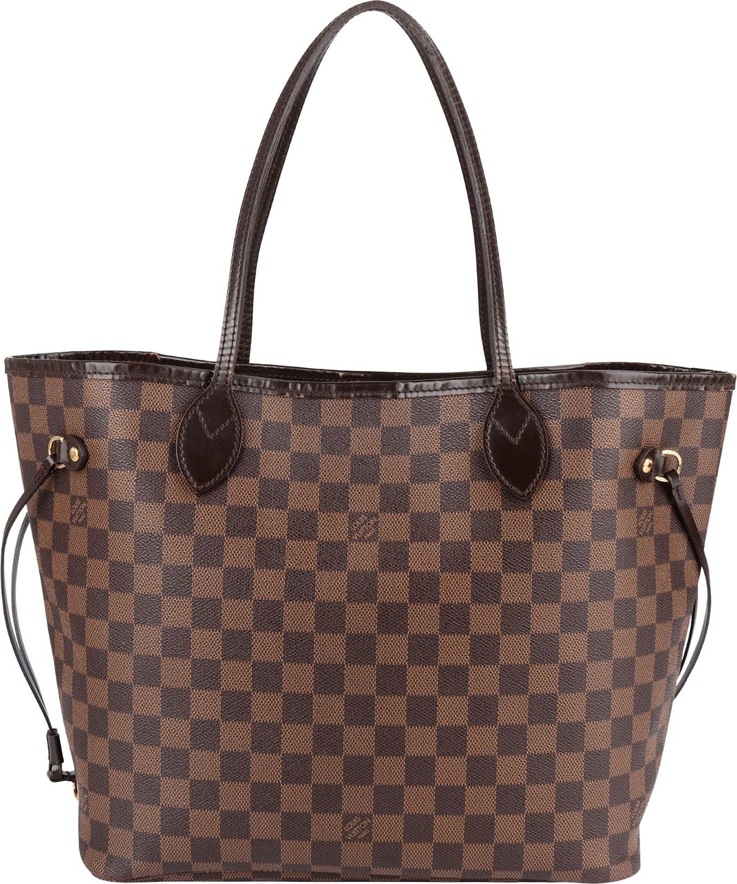 Louis Vuitton Louis Vuitton Monogram Damier Ebene Canvas Neverfull MM Shoulder Bag Bruin