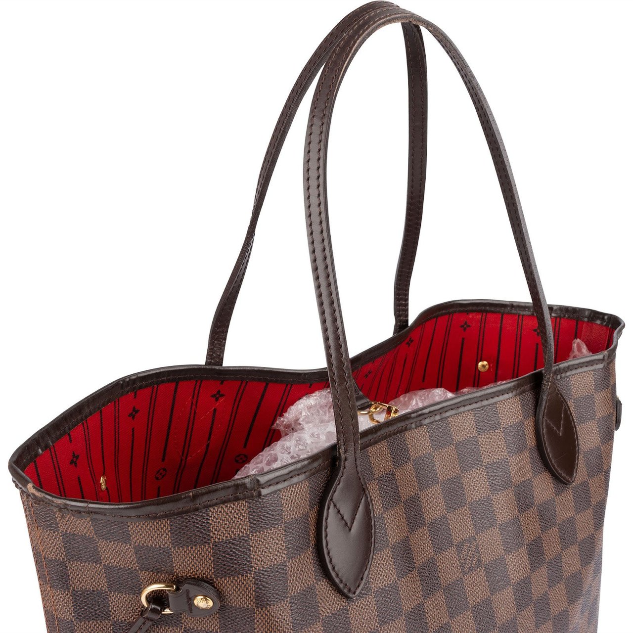 Louis Vuitton Louis Vuitton Monogram Damier Ebene Neverfull MM Shoulder Bag Bruin