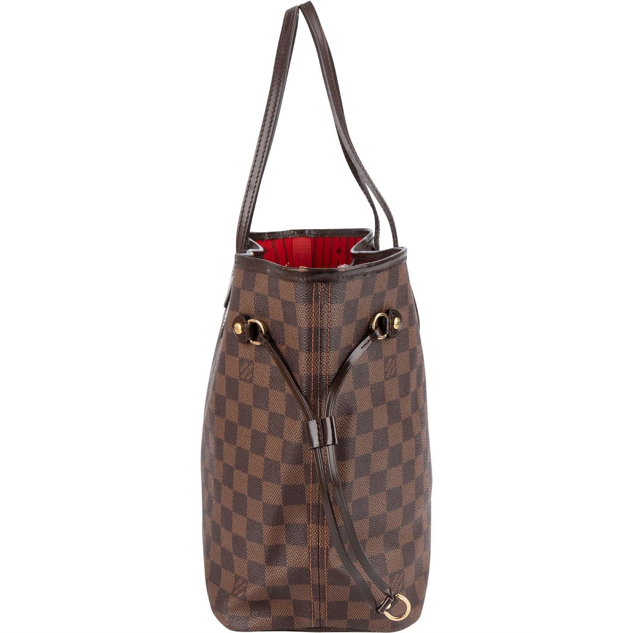 Louis Vuitton Louis Vuitton Monogram Damier Ebene Neverfull MM Shoulder Bag Bruin