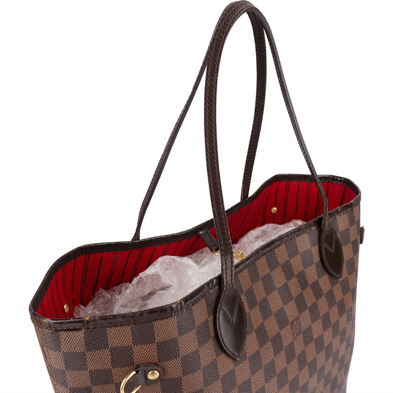 Louis Vuitton Louis Vuitton Monogram Damier Ebene Neverfull MM Shoulder Bag Bruin