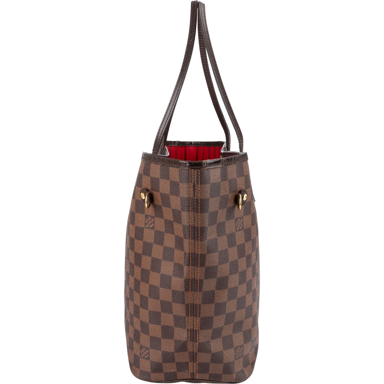 Louis Vuitton Louis Vuitton Monogram Damier Ebene Neverfull MM Shoulder Bag Bruin
