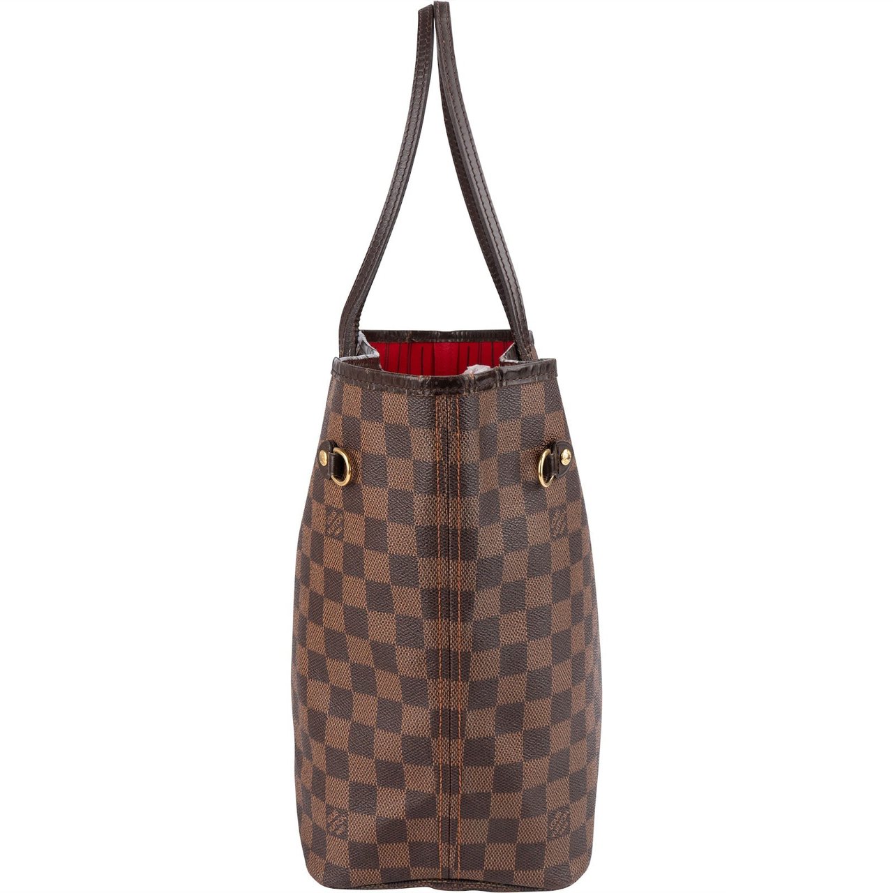 Louis Vuitton Louis Vuitton Monogram Damier Ebene Neverfull MM Shoulder Bag Bruin
