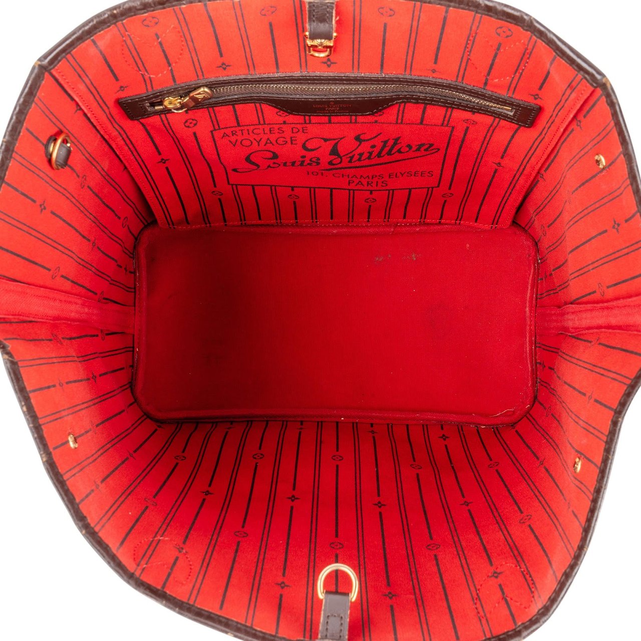 Louis Vuitton Louis Vuitton Monogram Damier Ebene Neverfull MM Shoulder Bag Bruin