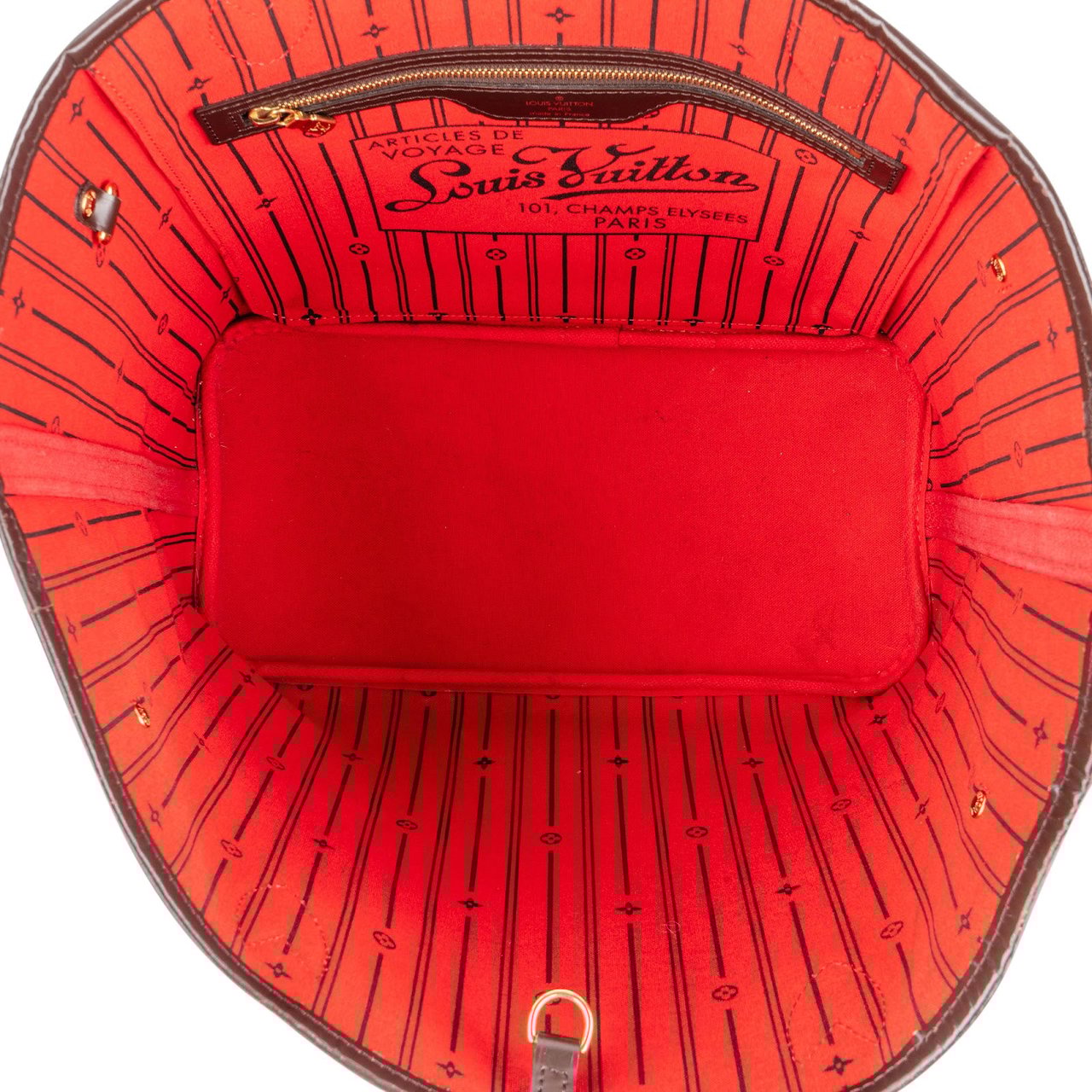 Louis Vuitton Louis Vuitton Monogram Damier Ebene Neverfull MM Shoulder Bag Bruin