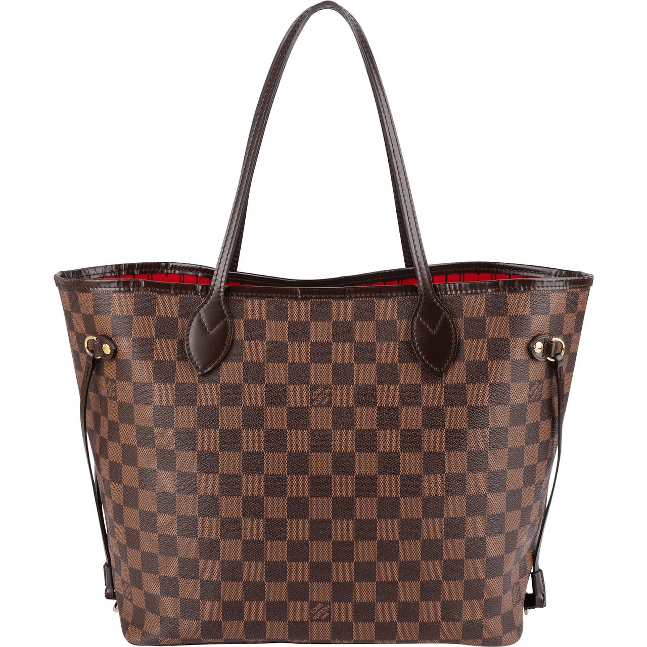 Louis Vuitton Louis Vuitton Monogram Damier Ebene Neverfull MM Shoulder Bag Bruin