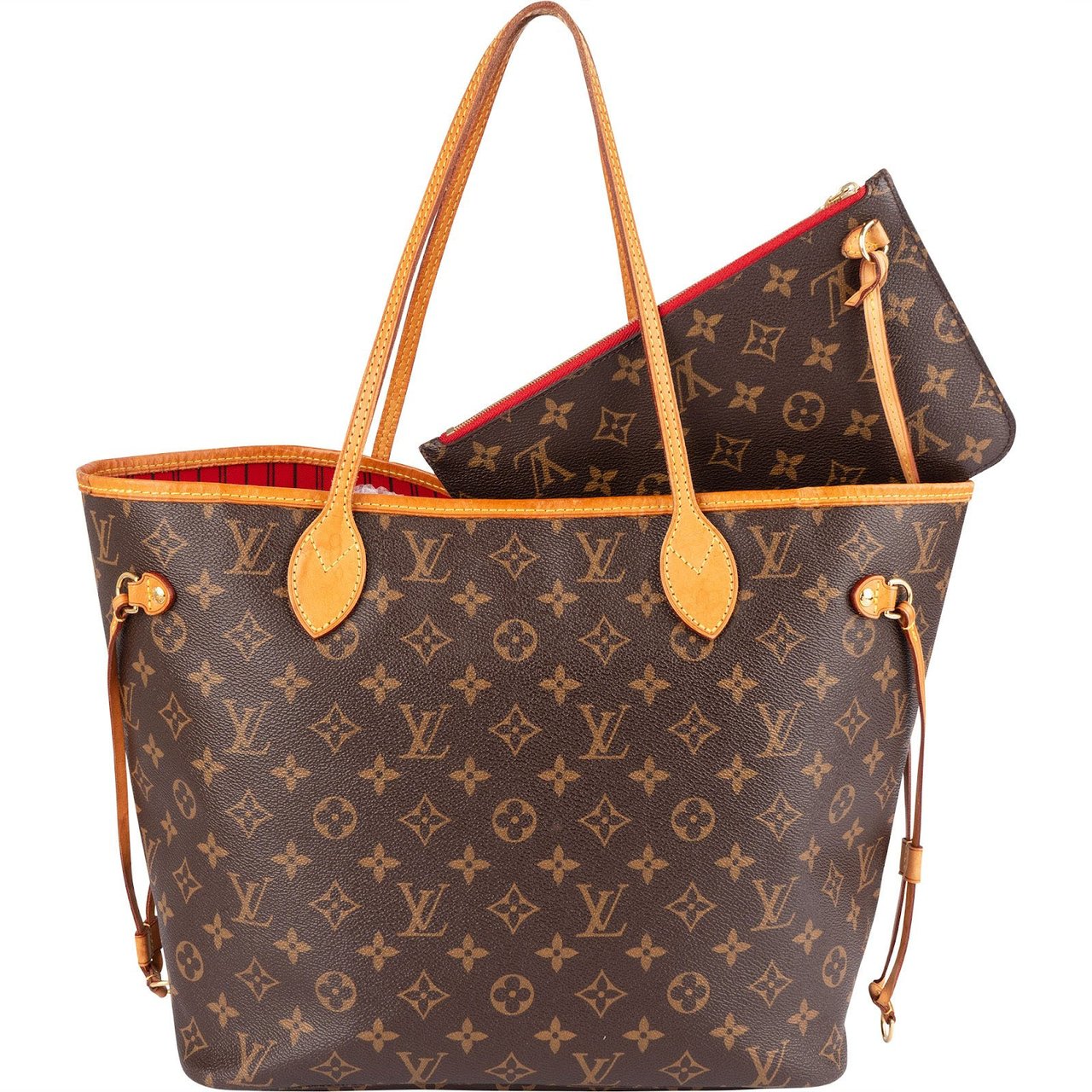 Louis Vuitton Louis Vuitton Monogram Canvas Neverfull MM Shoulder Bag Bruin