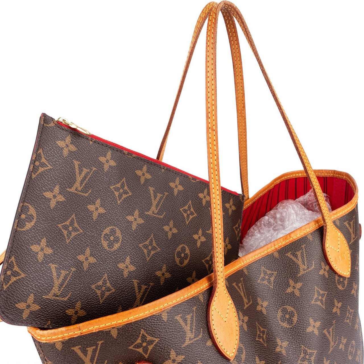 Louis Vuitton Louis Vuitton Monogram Canvas Neverfull MM Shoulder Bag Bruin