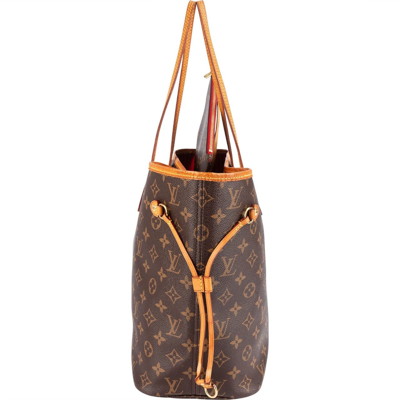 Louis Vuitton Louis Vuitton Monogram Canvas Neverfull MM Shoulder Bag Bruin