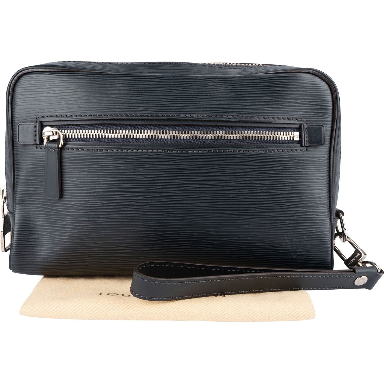 Louis Vuitton Louis Vuitton Epi Leather Kasia Clutch Bag Zwart