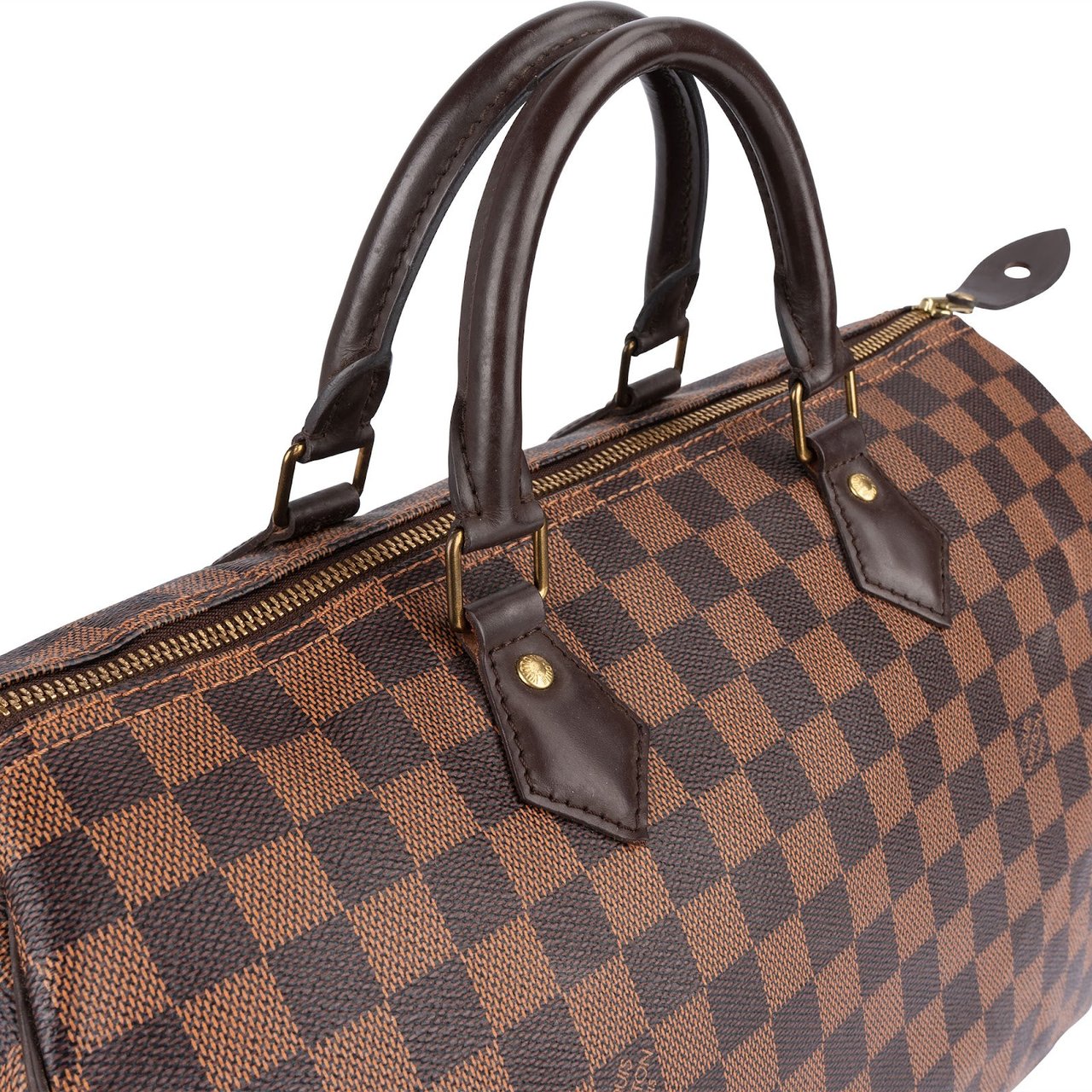 Louis Vuitton Louis Vuitton Monogram Damier Ebene Speedy 35 Handbag Bruin