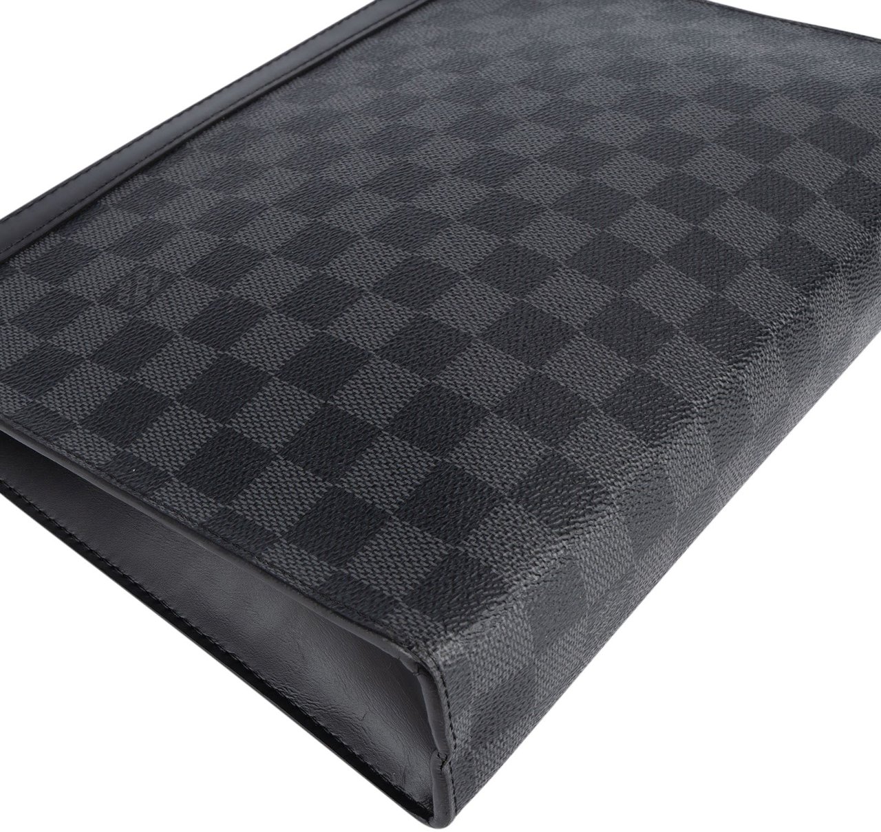 Louis Vuitton Louis Vuitton Monogram Damier Graphite Poche Toilette 25 Clutch Zwart