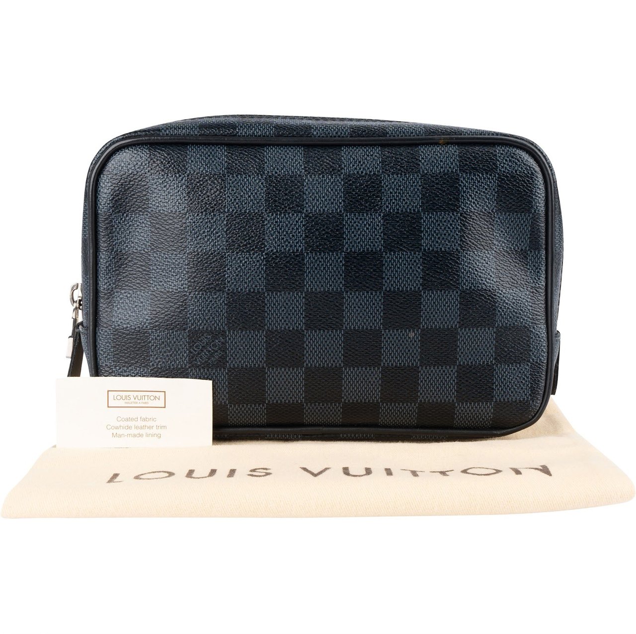 Louis Vuitton Louis Vuitton Monogram Damier Graphit Trousse Toilette Clutch Zwart