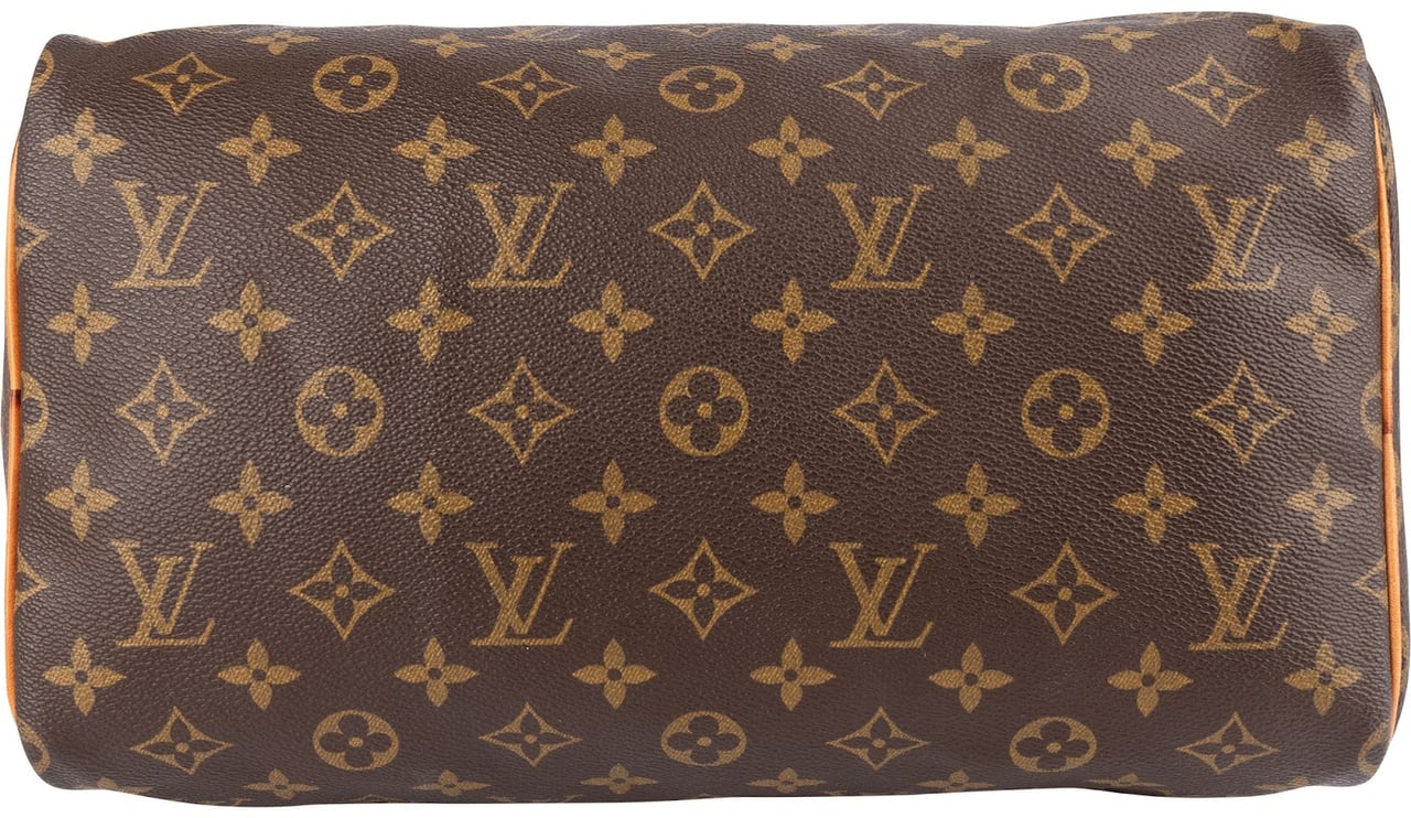 Louis Vuitton Louis Vuitton Monogram Canvas Speedy 30 Handbag Bruin