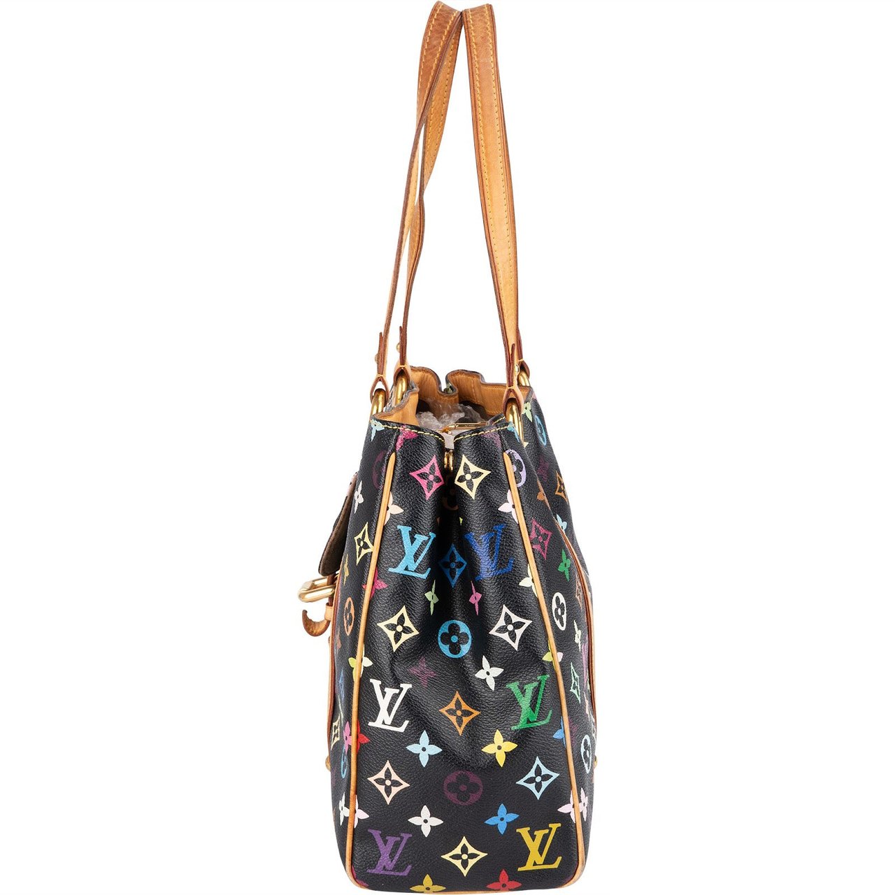 Louis Vuitton Canvas Monogram Multicolor Aurelia Shoulder Bag Zwart
