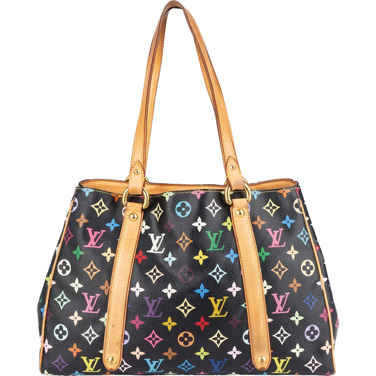 Louis Vuitton Canvas Monogram Multicolor Aurelia Shoulder Bag Zwart