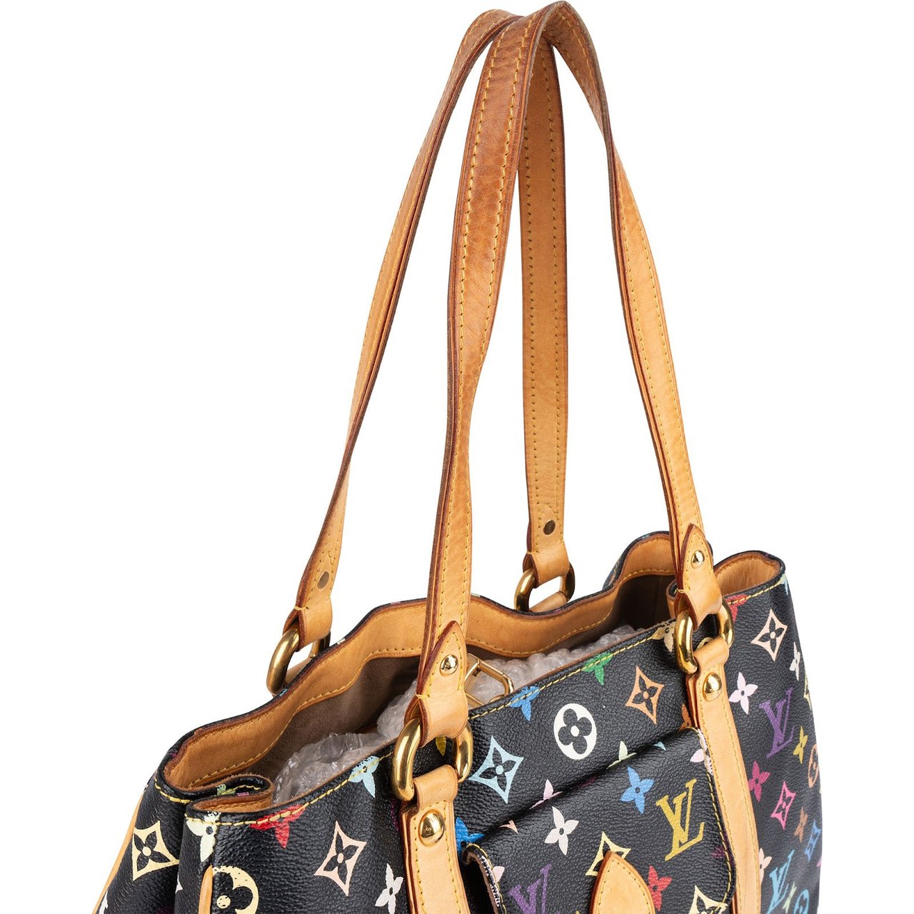 Louis Vuitton Canvas Monogram Multicolor Aurelia Shoulder Bag Zwart