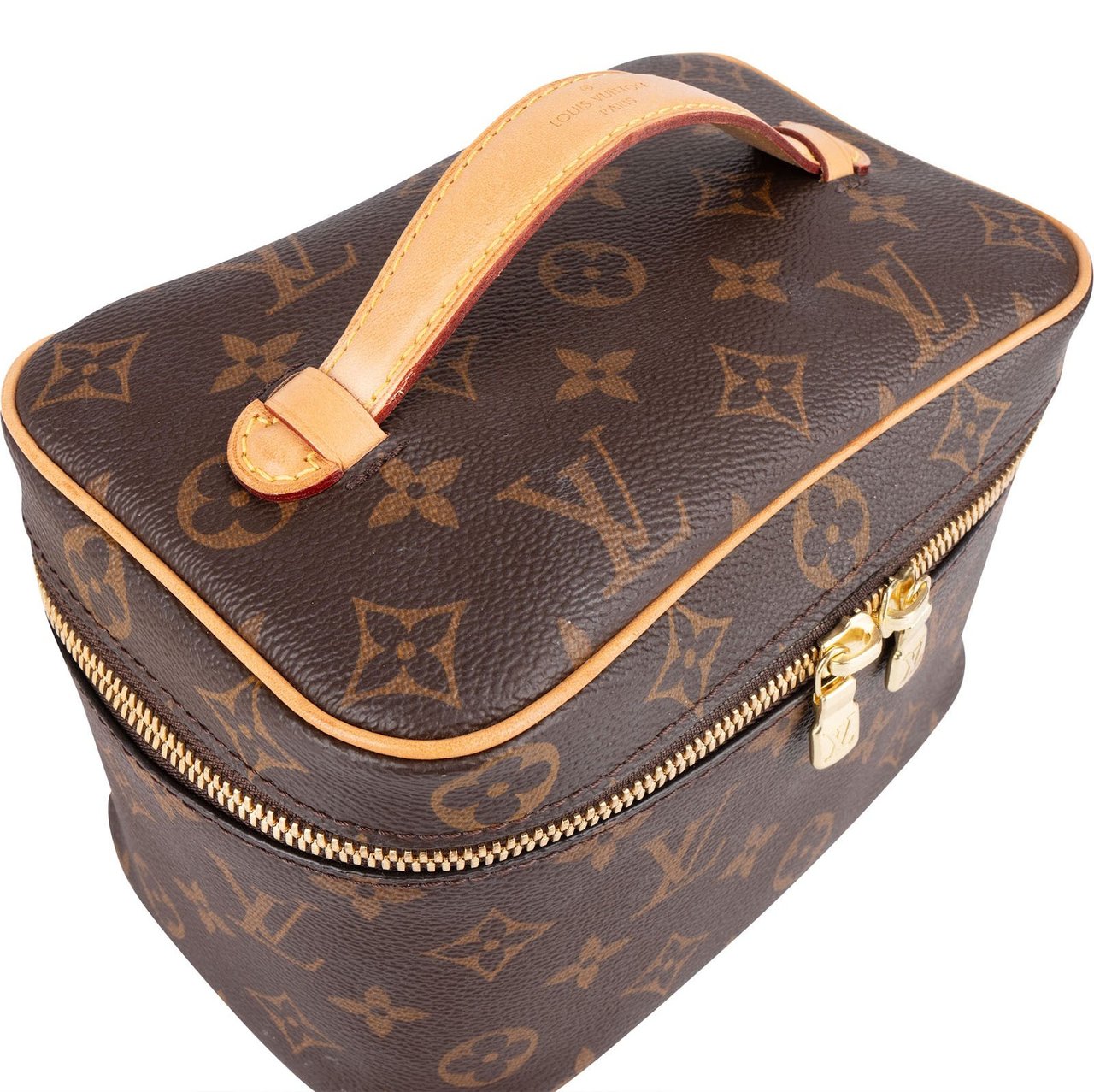 Louis Vuitton Louis Vuitton Monogram Canvas Nice BB Vanity Handbag Bruin