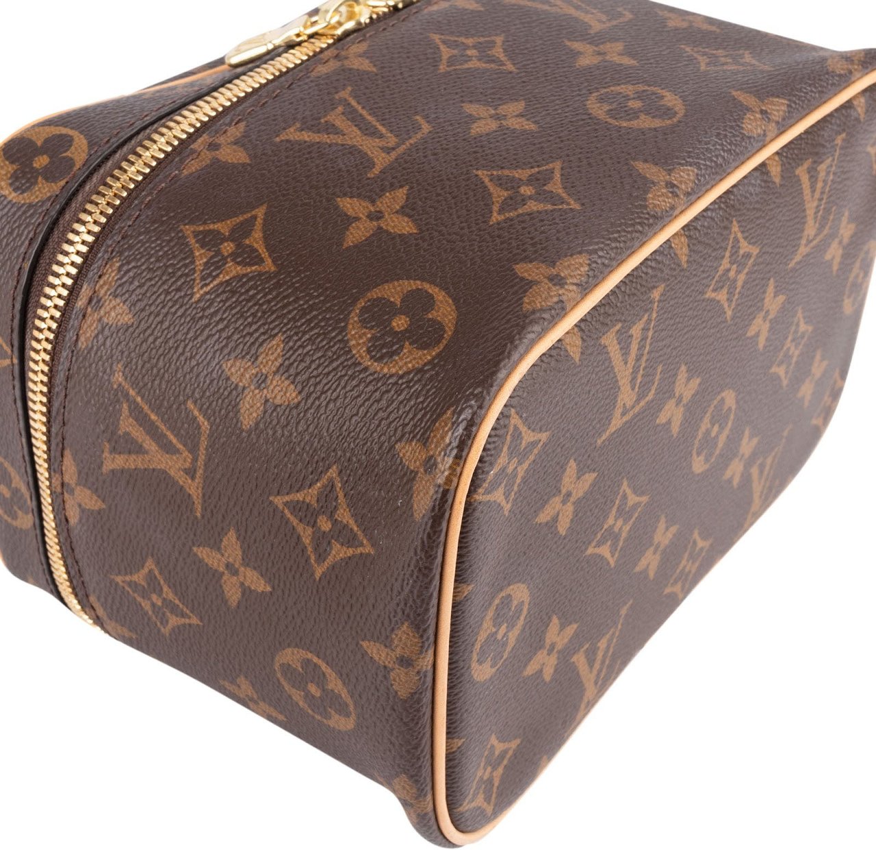 Louis Vuitton Louis Vuitton Monogram Canvas Nice BB Vanity Handbag Bruin