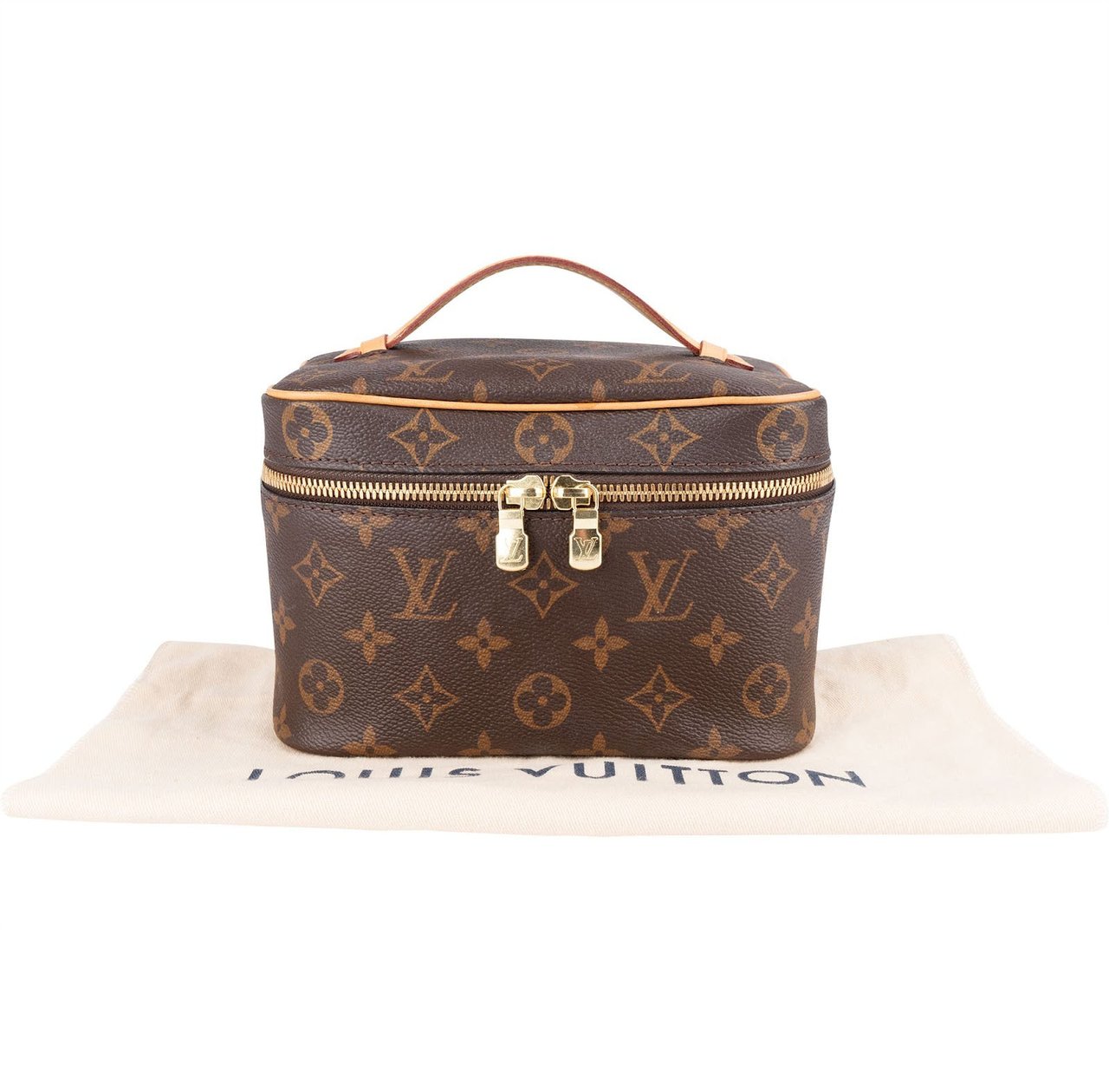 Louis Vuitton Louis Vuitton Monogram Canvas Nice BB Vanity Handbag Bruin