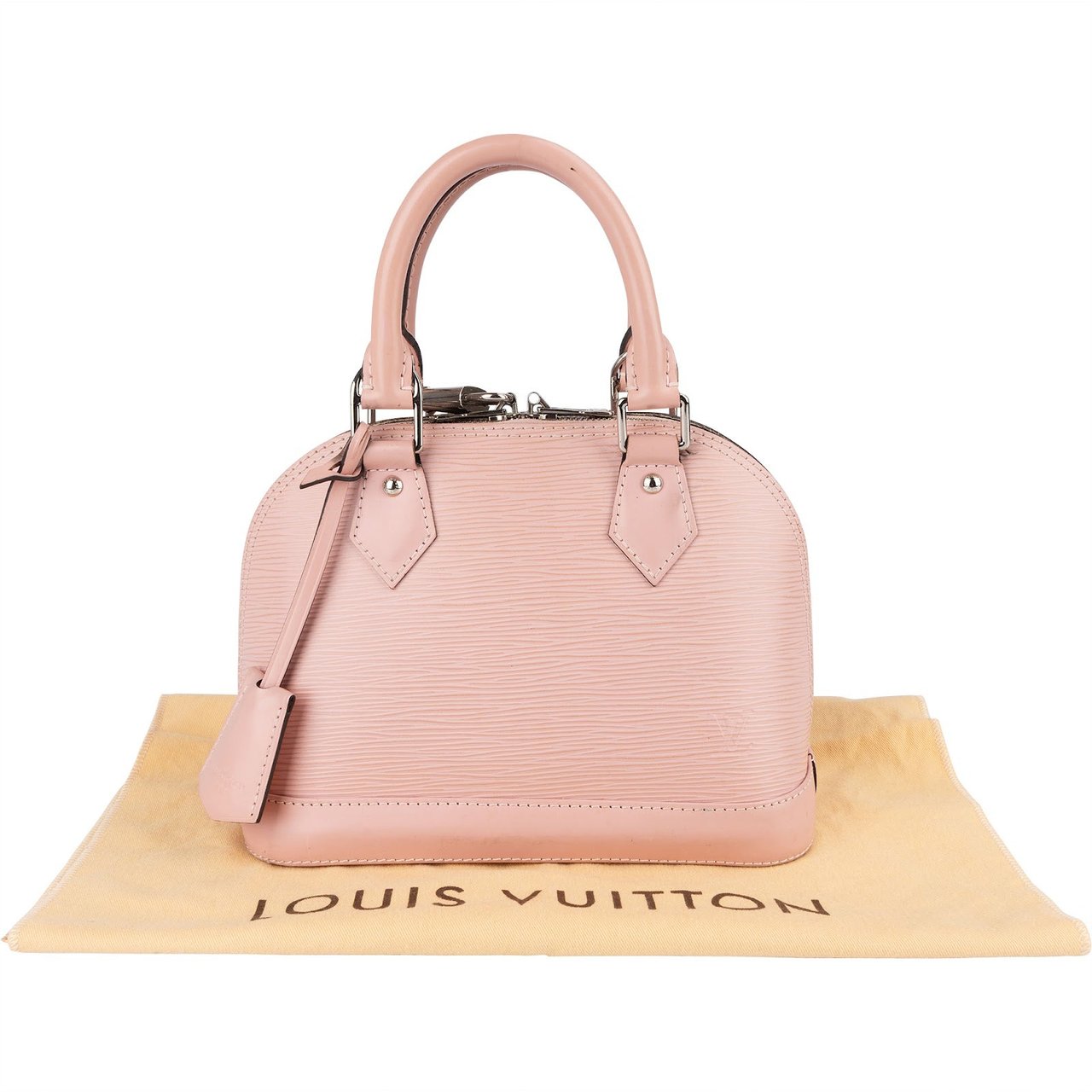 Louis Vuitton Louis Vuitton Pink Epi Leather Alma BB Handbag Rood