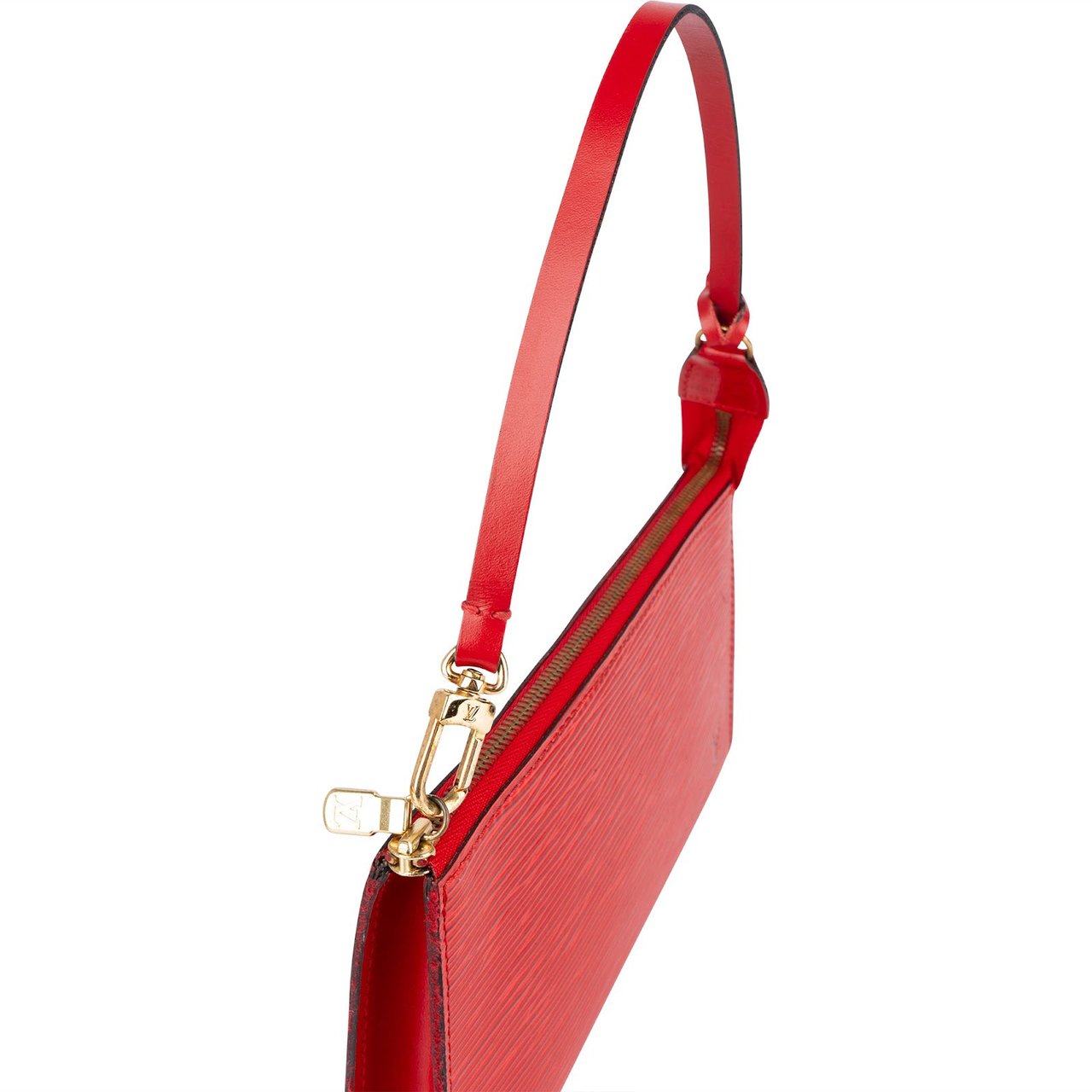 Louis Vuitton Louis Vuitton Red Epi Leather Pochette Accessoires Handbag Rood