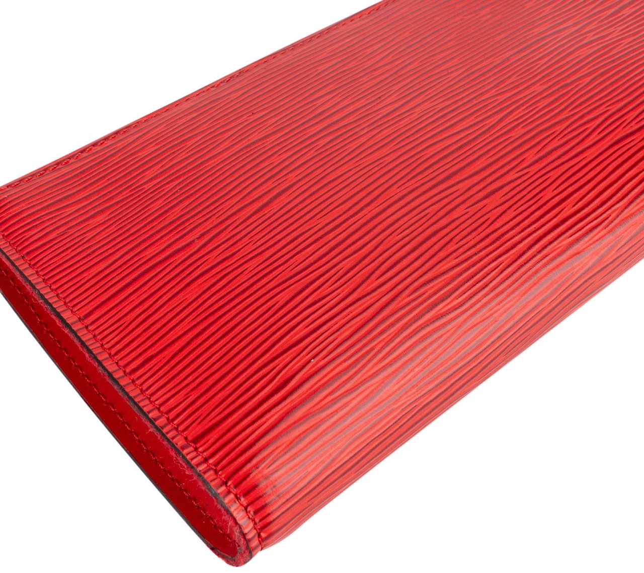 Louis Vuitton Louis Vuitton Red Epi Leather Pochette Accessoires Handbag Rood