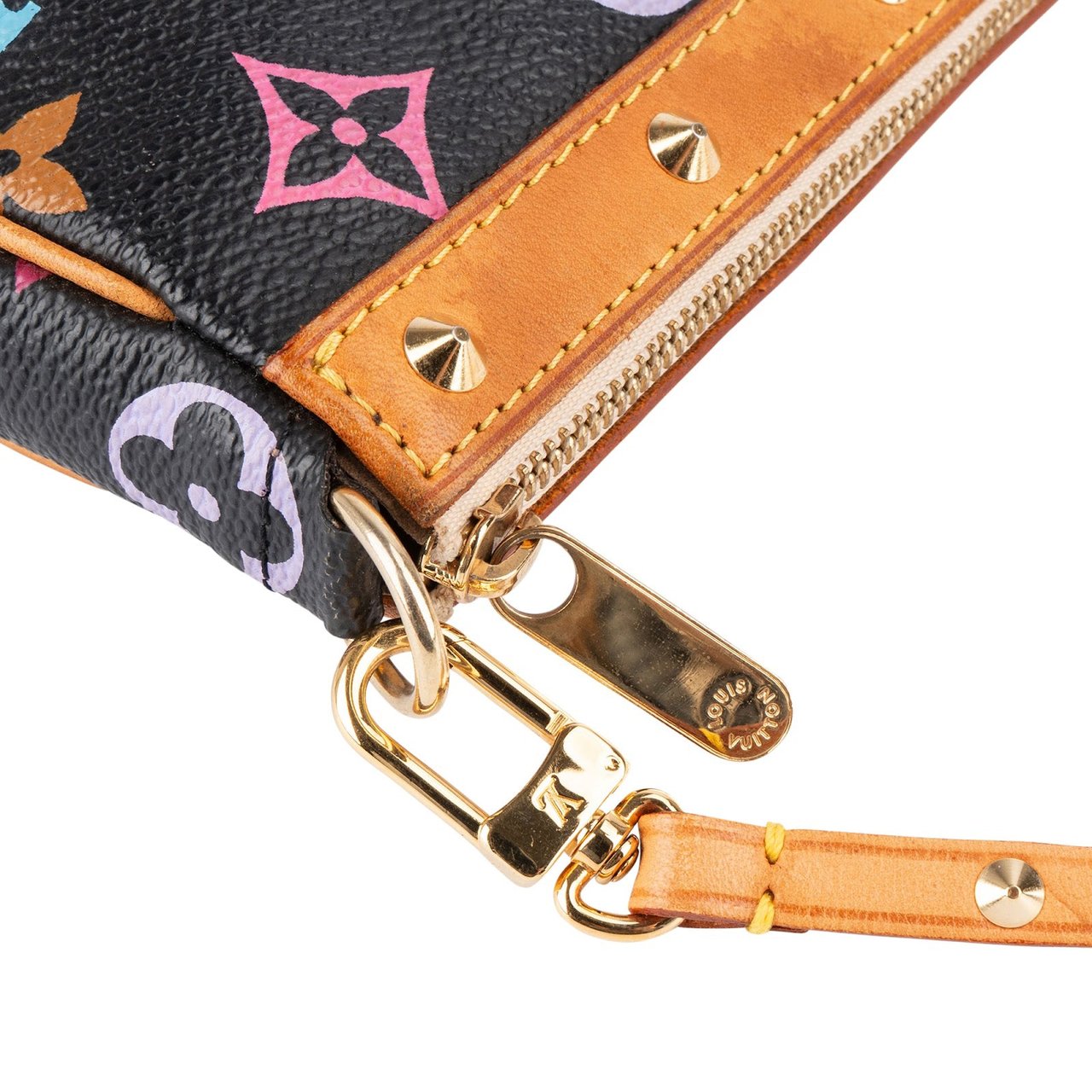 Louis Vuitton Louis Vuitton Canvas Multicolor Monogram Pochette Accessoires Handbag Zwart